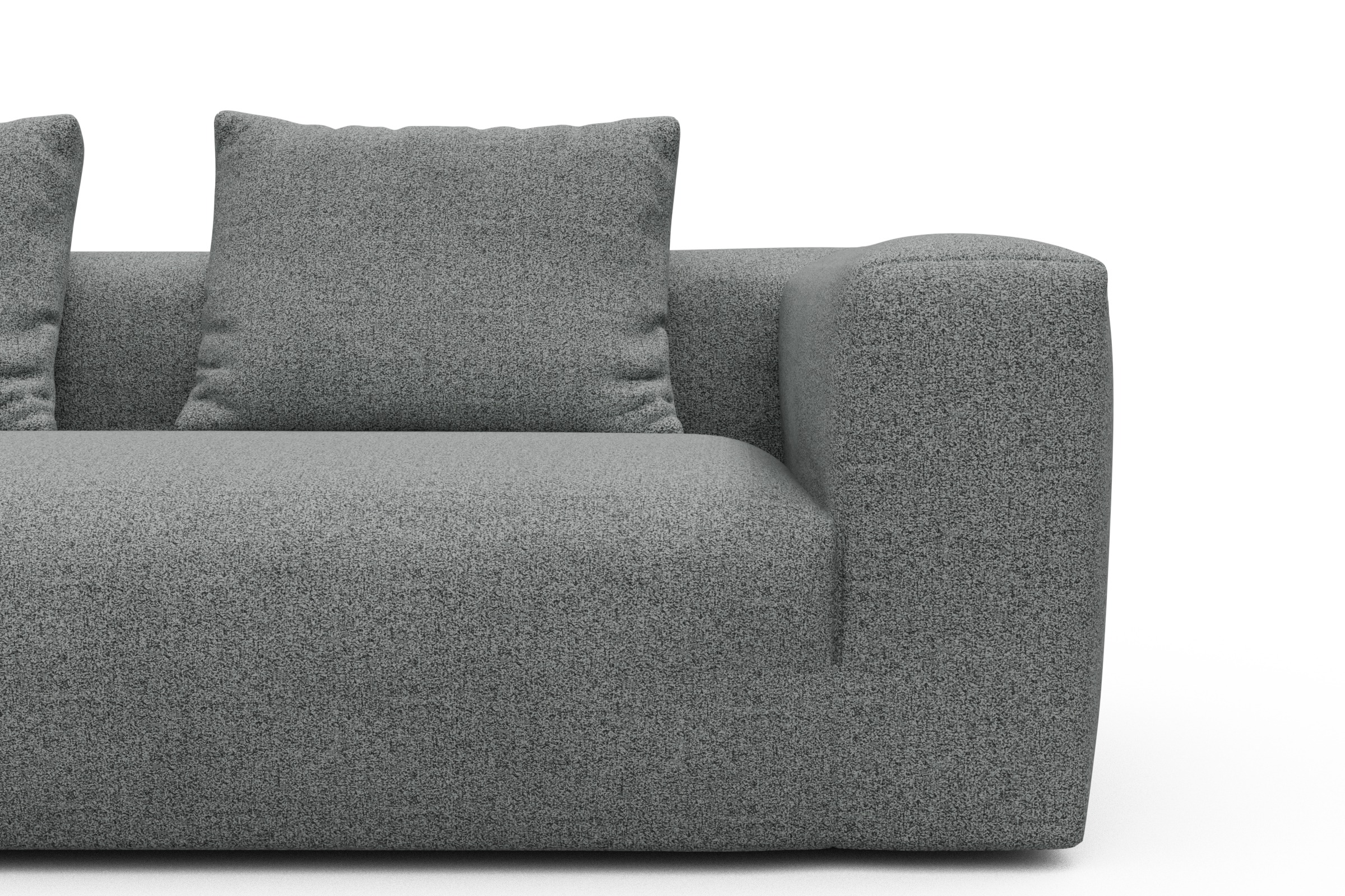 Sofa Modulares XXL Sofa Fred 5-Sitzer Aivi-Gravet-Grey
