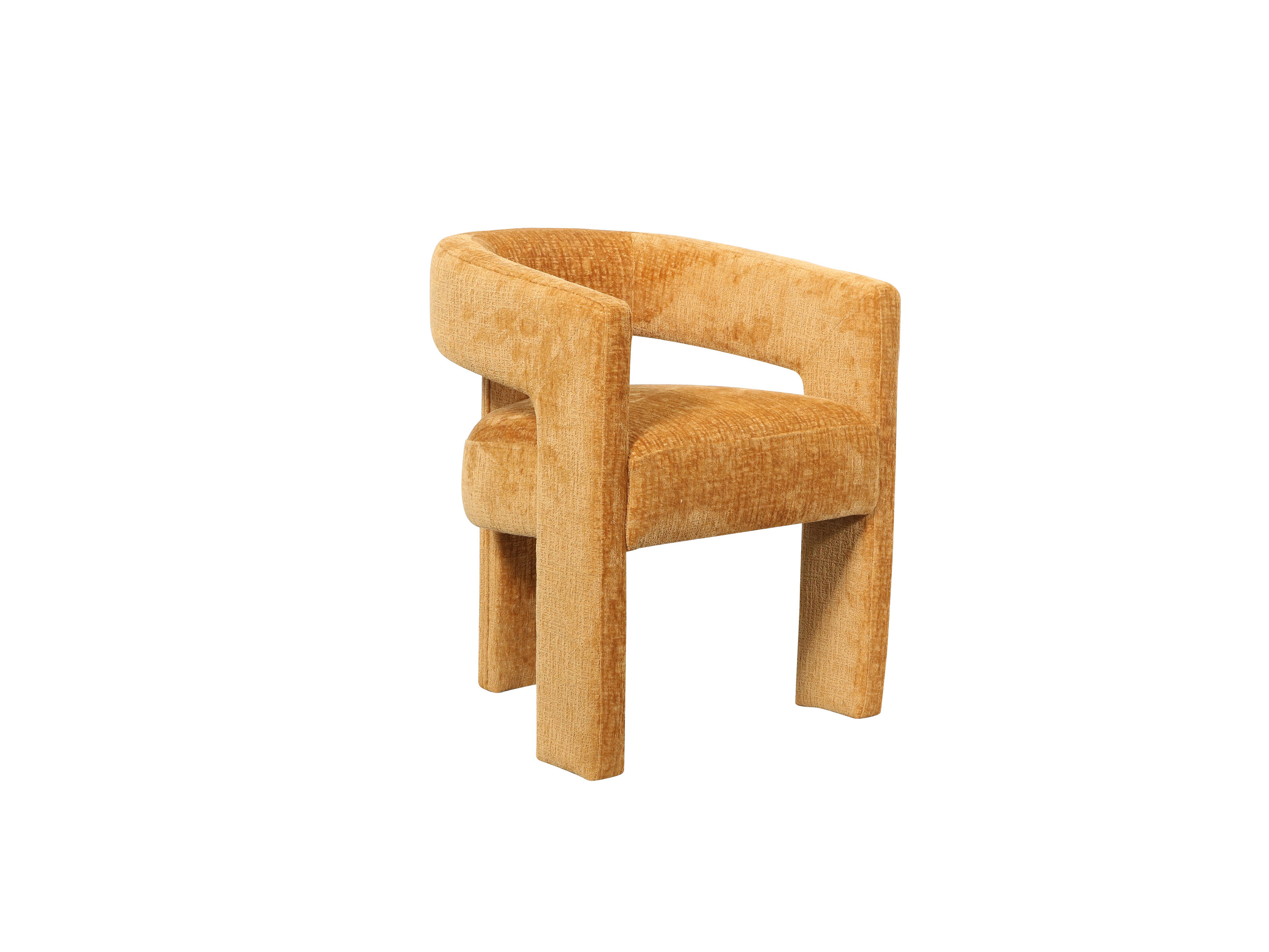 Livin Hill Set Leith: 4× Polsterstuhl Orange-Gold