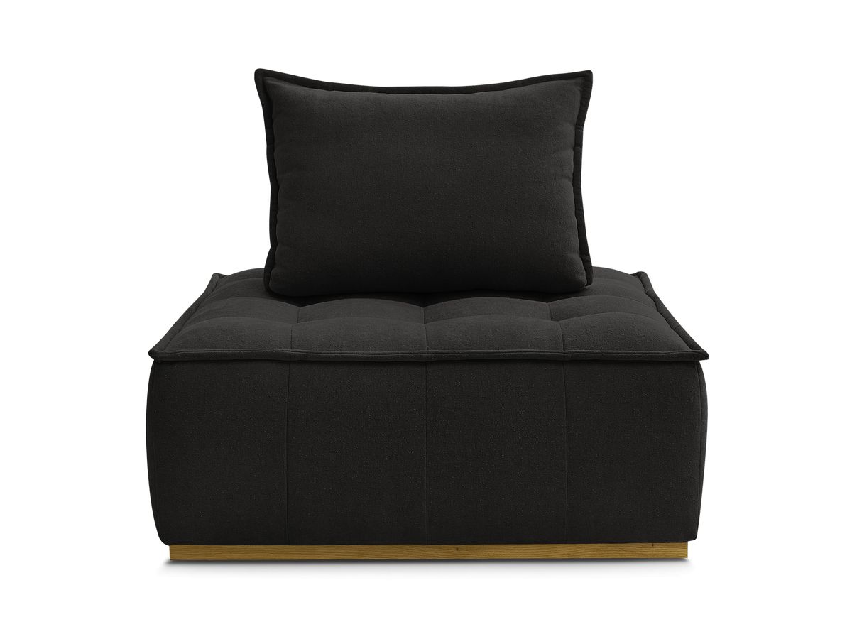 Bobochic Elisa Sofamodul 1-Sitzer Strukturstoff Schwarz