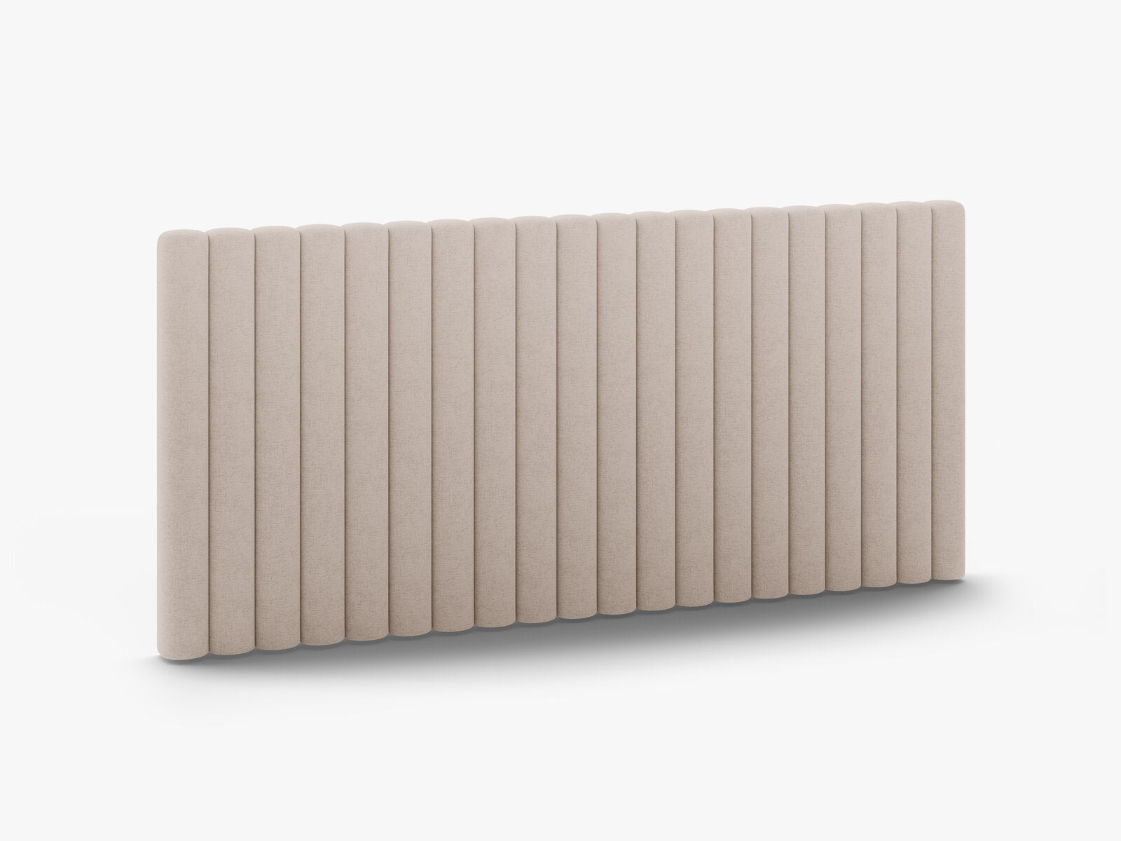 Micadoni Mistero Polster-Kopfteil Strukturierter Stoff Moly Cappuccino 200x95