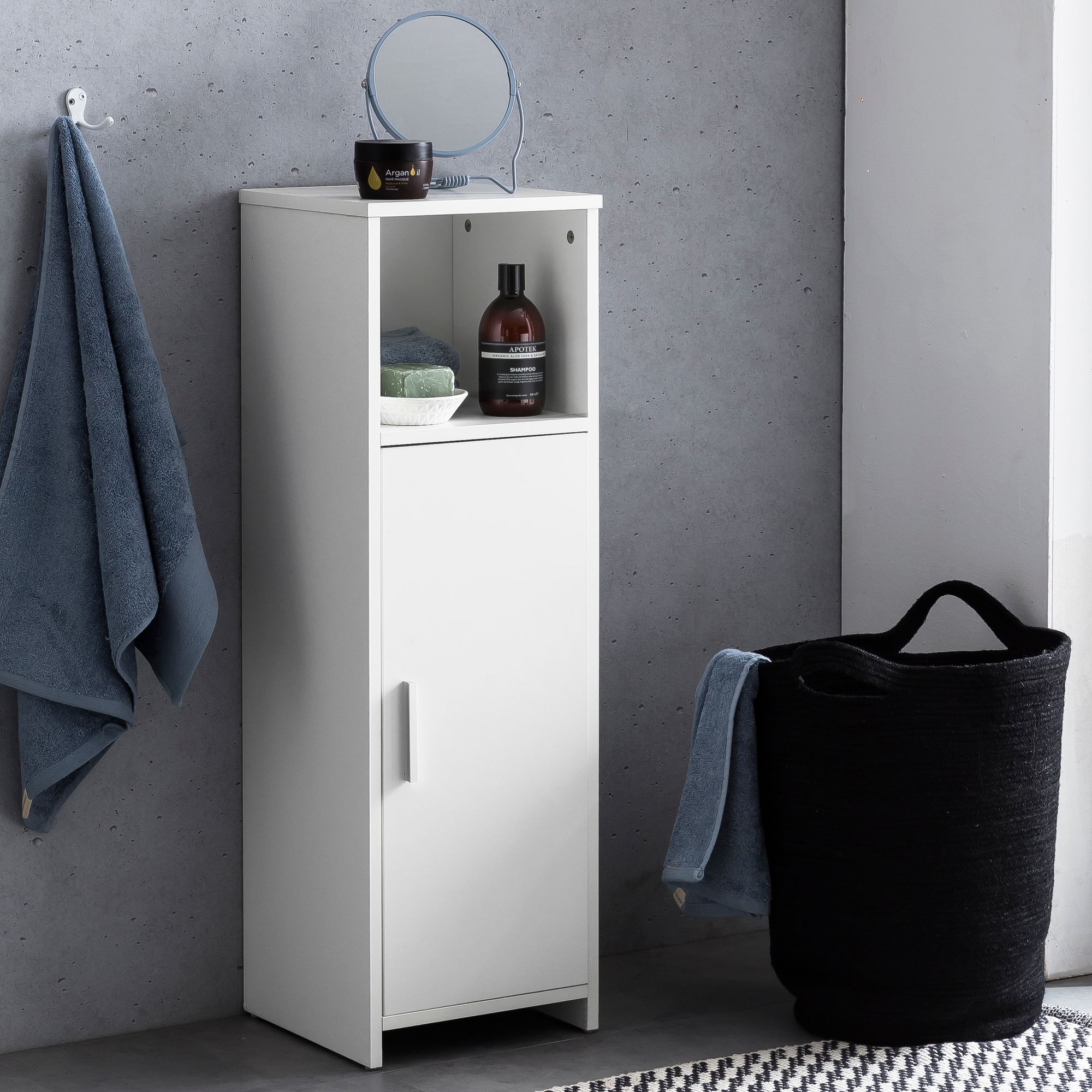 Unterschrank Hornum Weiß 30 × 30 × 95,5 cm