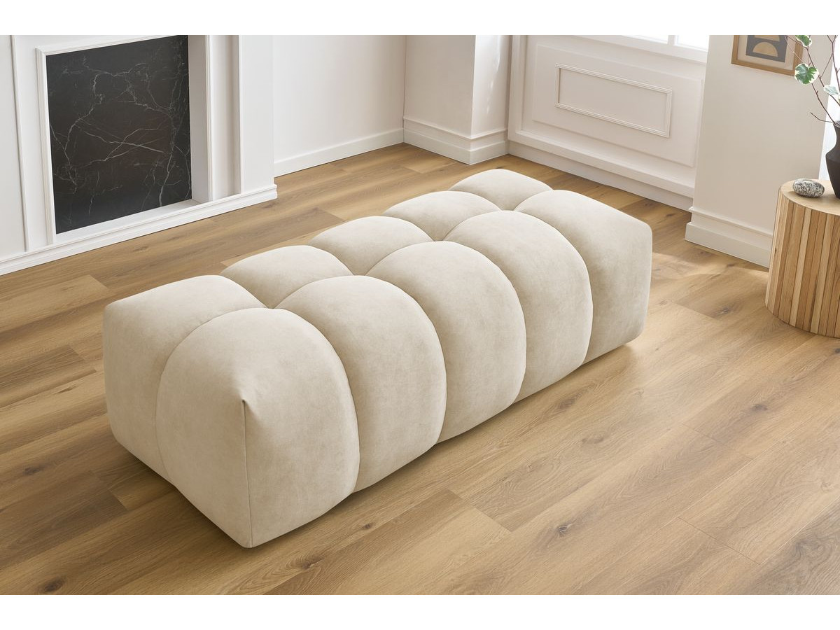 Bobochic Mont-blanc Pouf Samt Beige