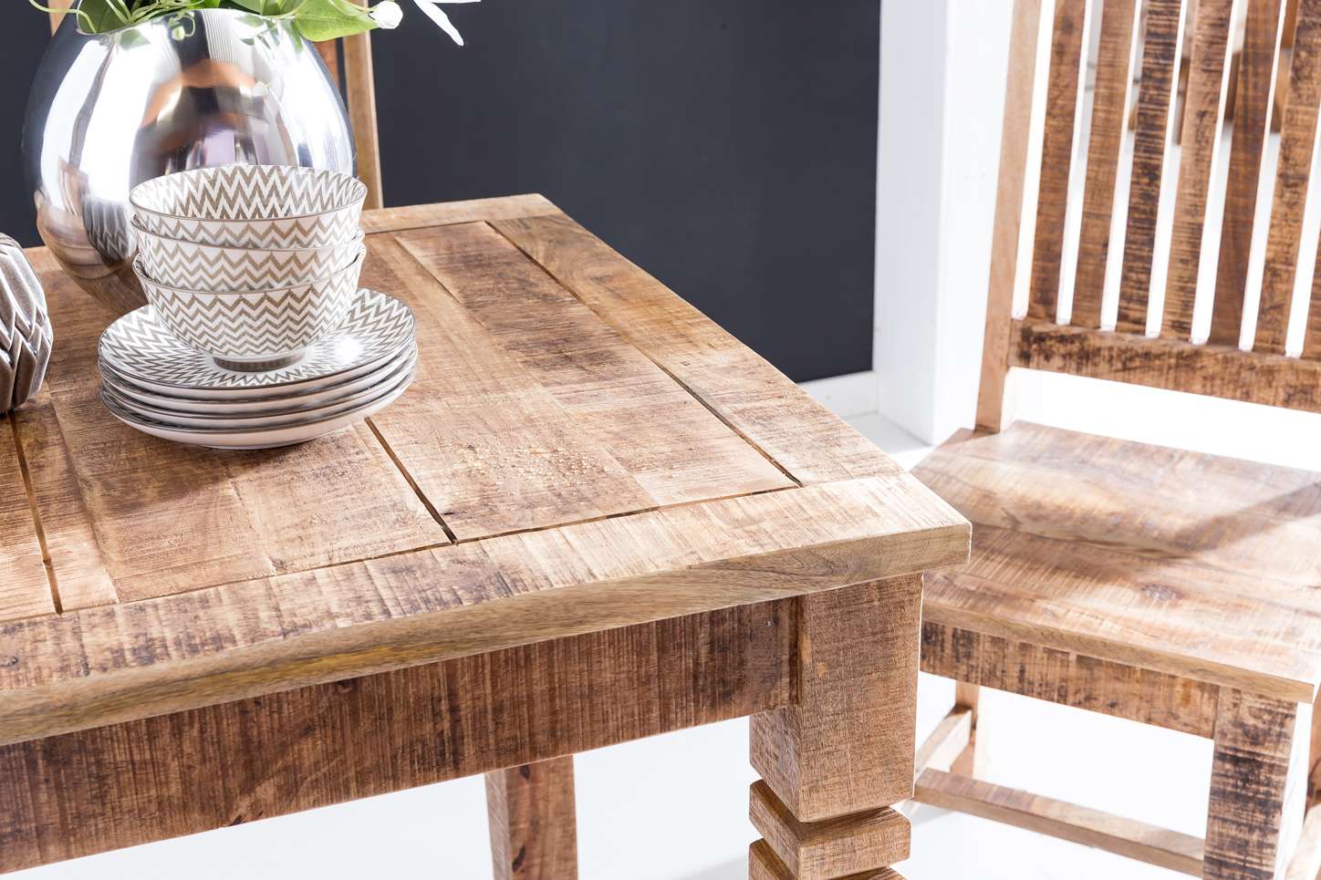Esstisch Klitmoller Mango Massivholz Braun 80 × 80 × 76 cm