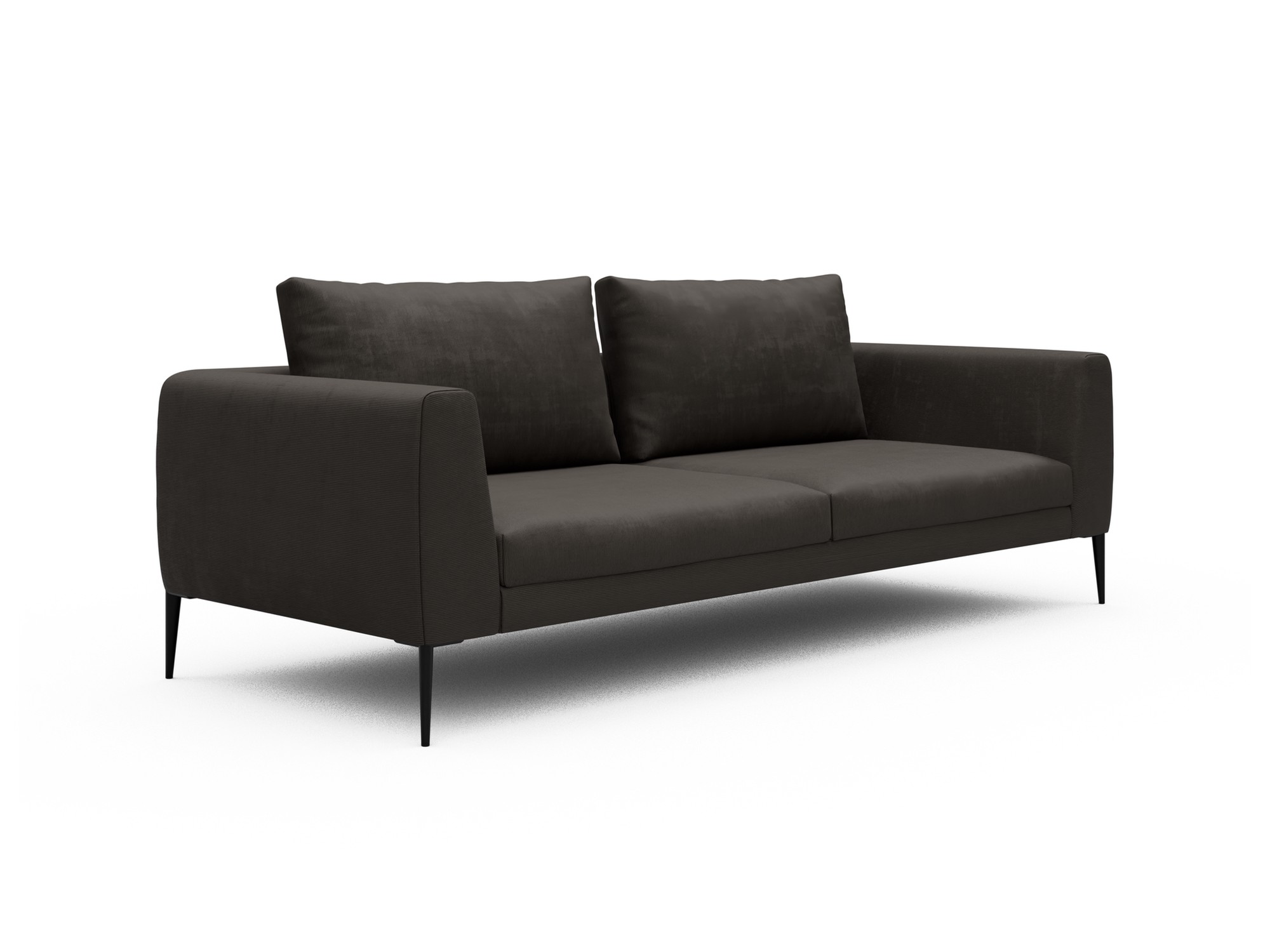 Skandi Home Sofa Paul 3-Sitzer Cordufine-Taupe moebelfaktor