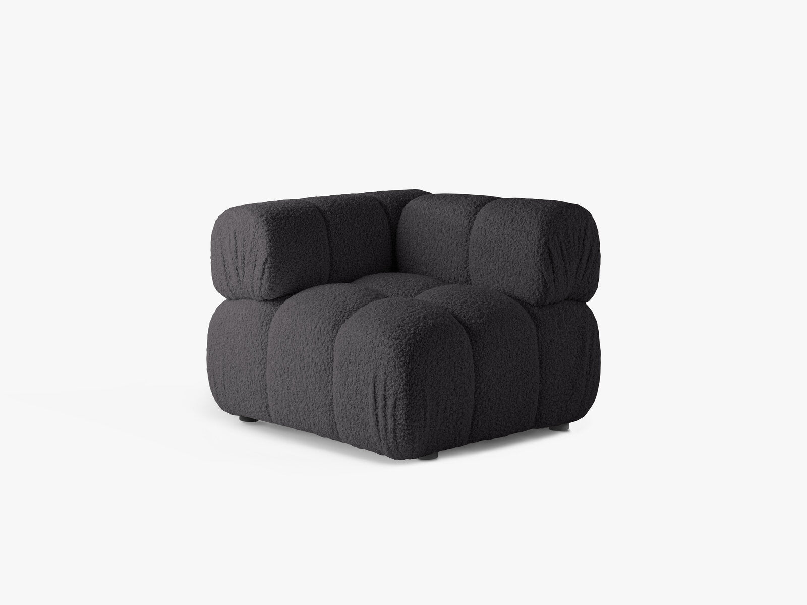 Micadoni symmetrisches Eckmodul Bellis Boucle Rolf Graphit