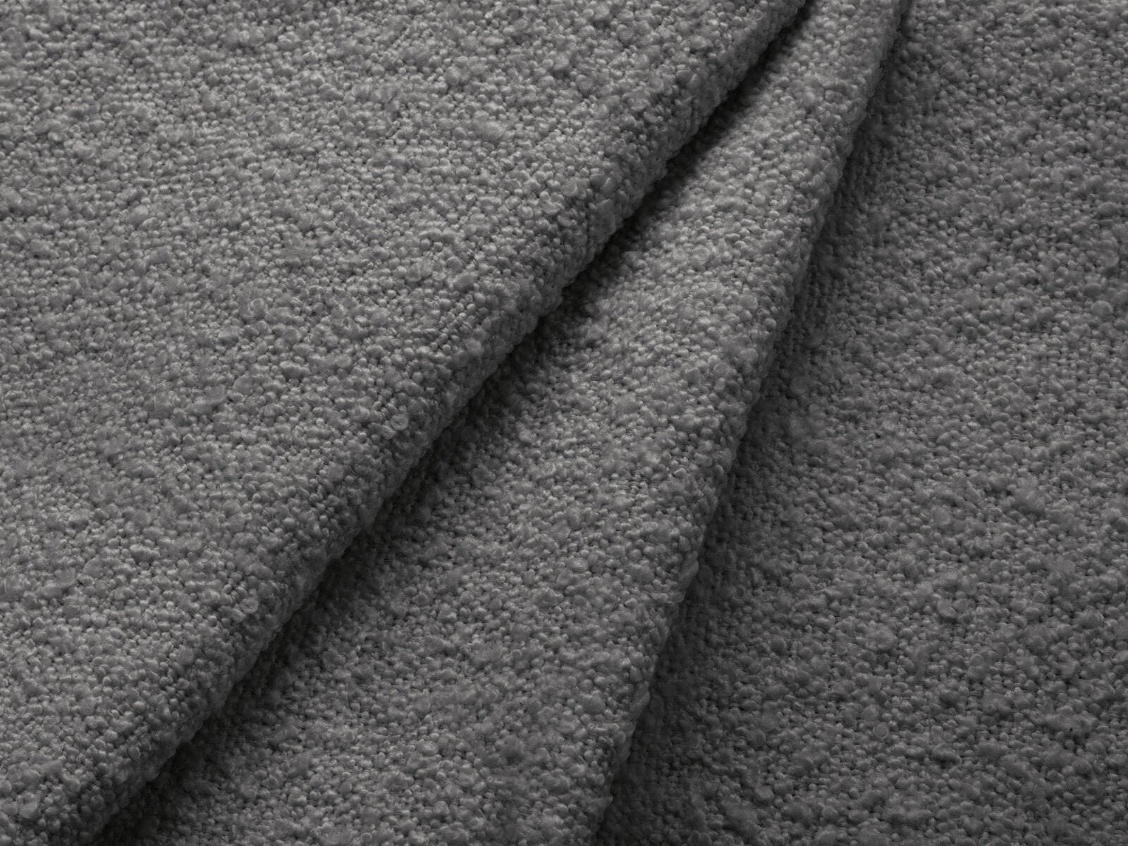 Micadoni Sessel Iga Boucle Baloo Dunkelgrau