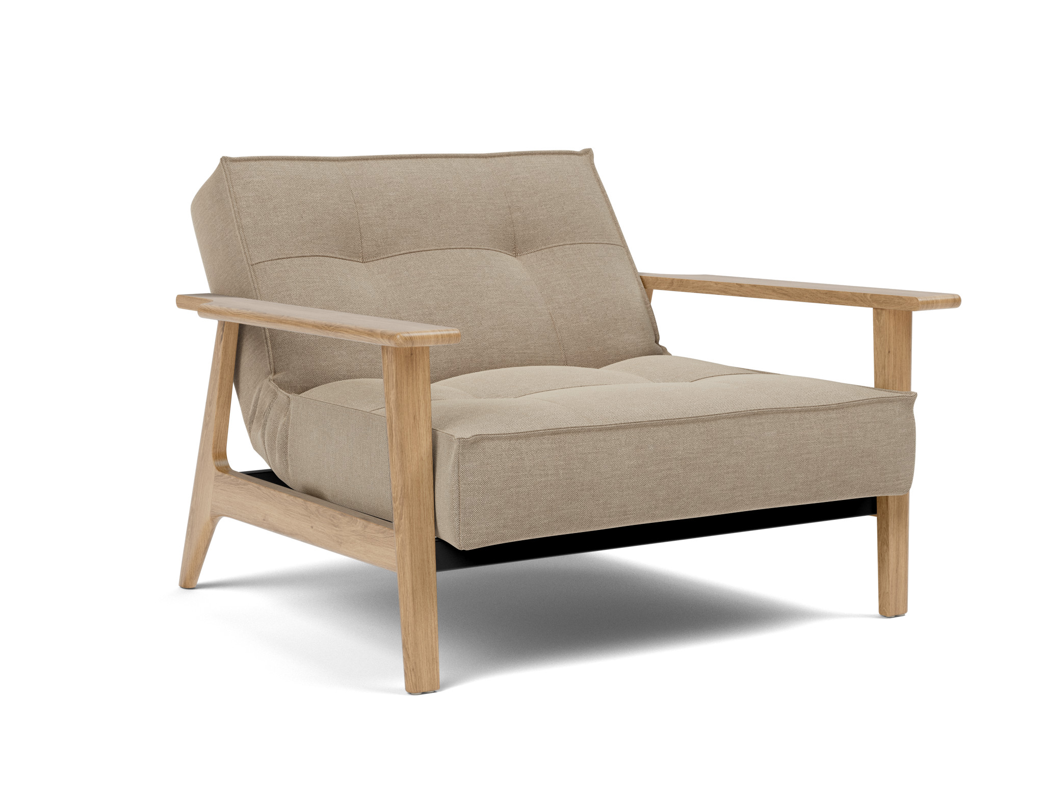 Sessel Splitback Frej Flachgewebe Phobos 587-Mocha