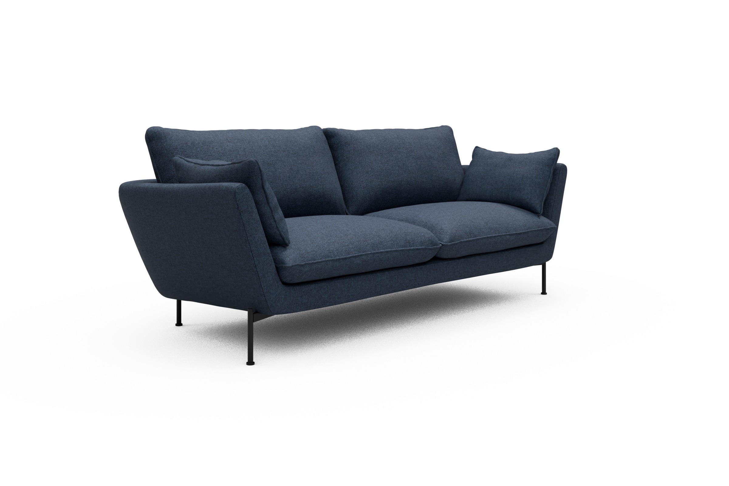 Sofa Anton 3-Sitzer Sama-Deep-Blue