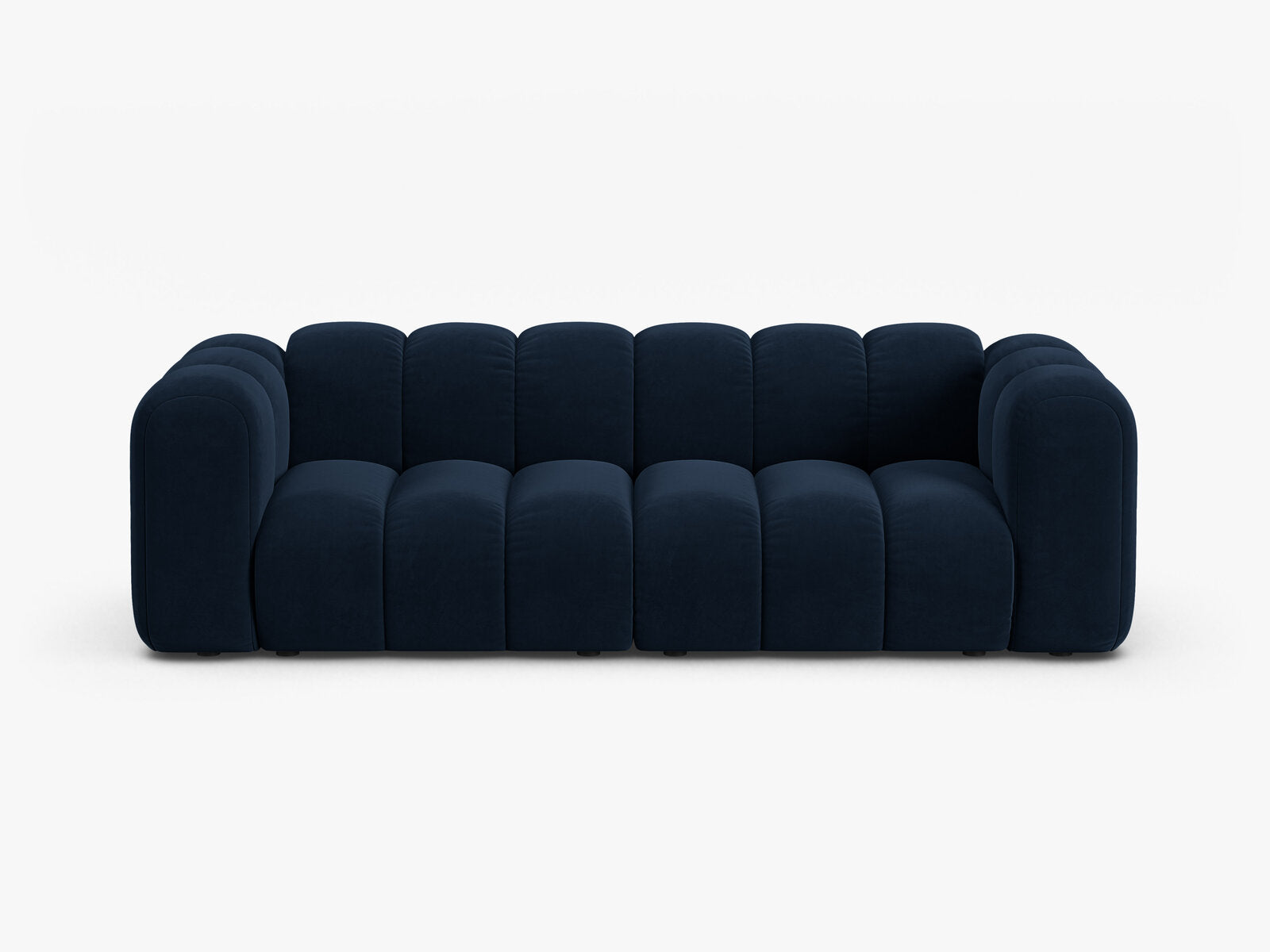 Micadoni Sofa Lupine 3-Sitzer Samt Salvador Königsblau