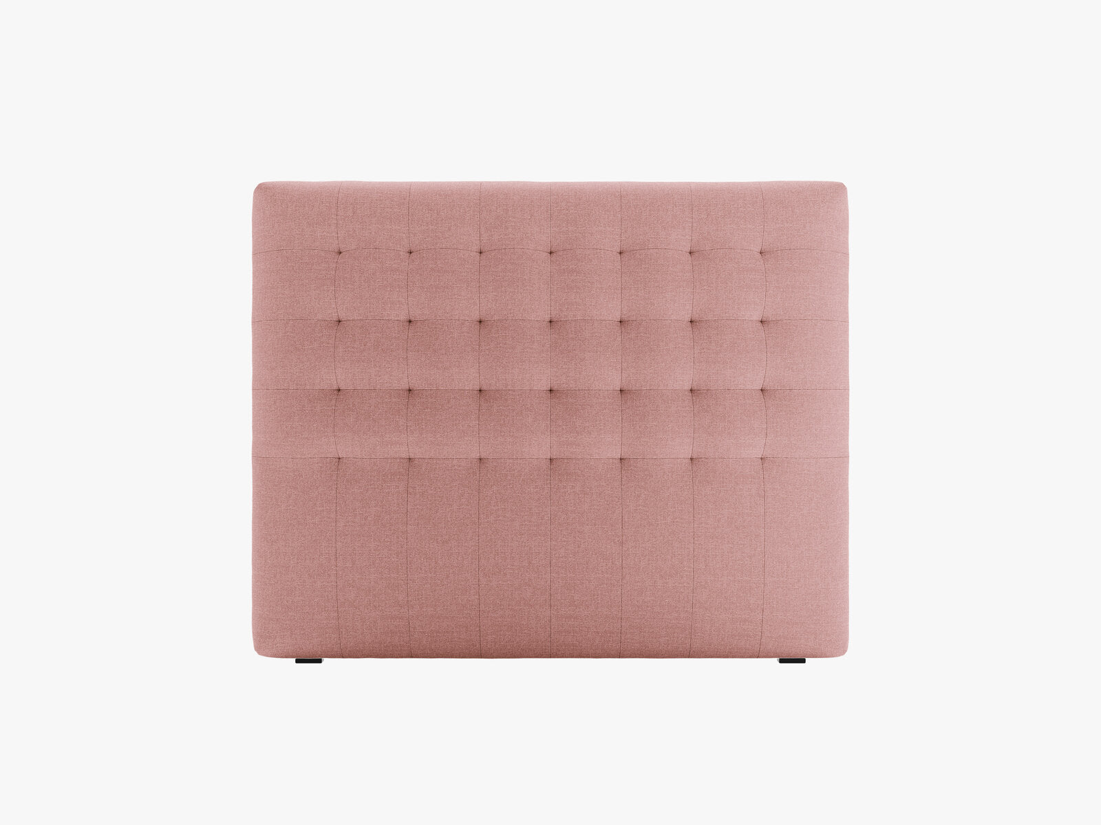 Micadoni Nova Samtiger Kopfteil 120 cm (H 95 cm) Strukturierter Stoff Liberty Rosa 120x95