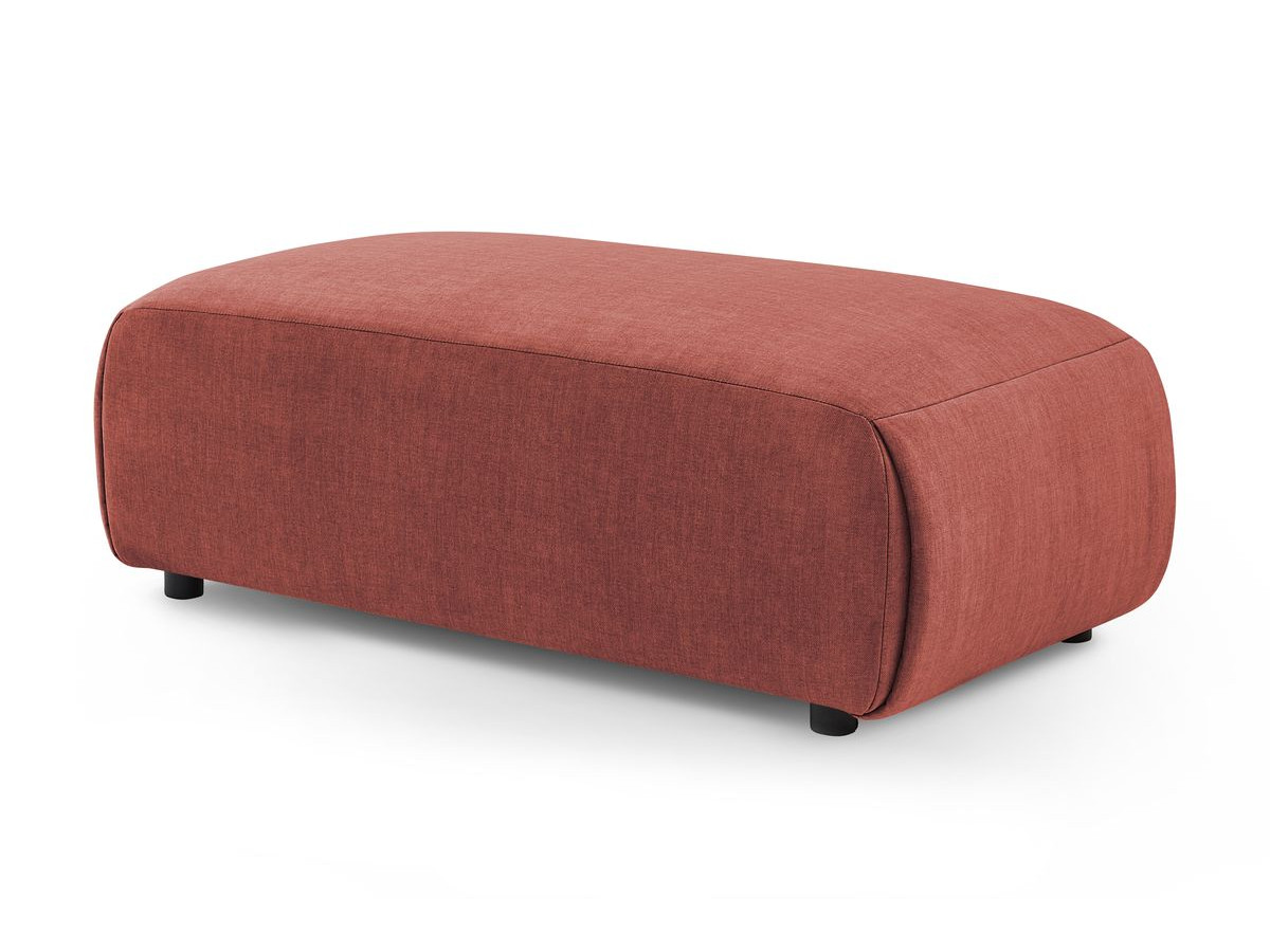 Bobochic Jeanne Pouf 66 × 117 cm Samt Orange