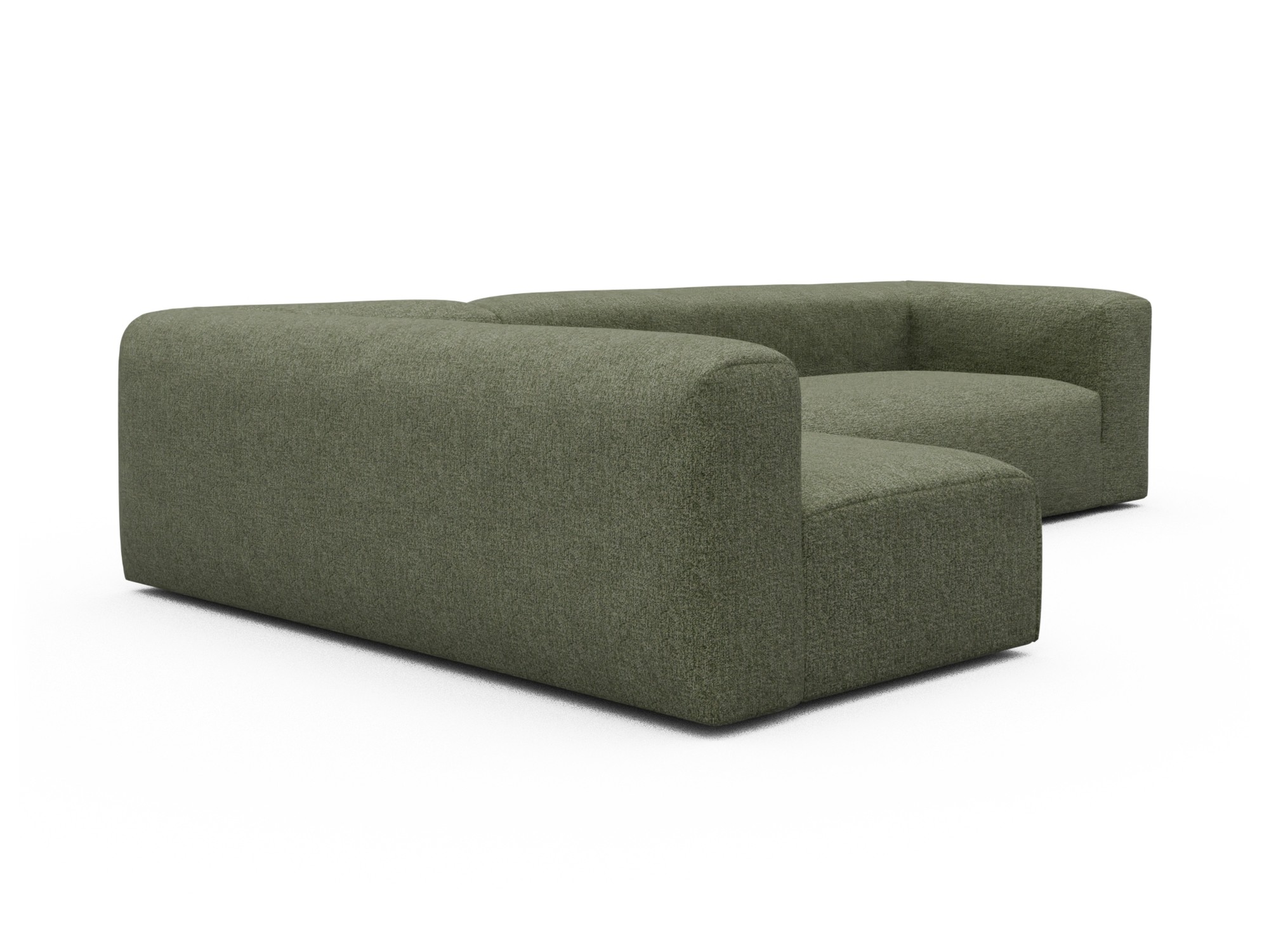 Skandi Home Ecksofa Fred 2x 2,5-Sitzer links offen Carreno-Vivid-Green moebelfaktor