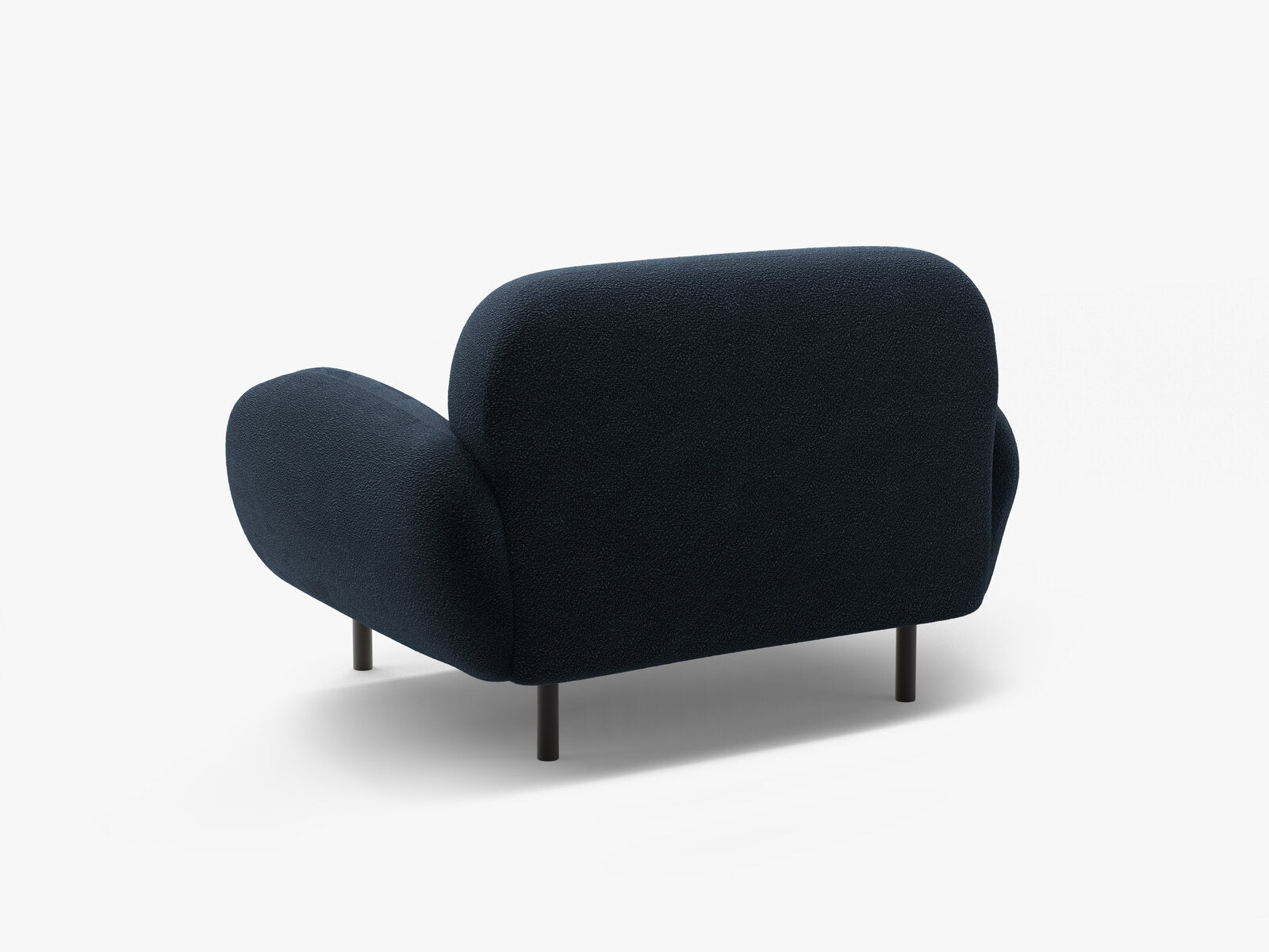Micadoni Sessel Poppy Boucle Baloo Dunkelblau