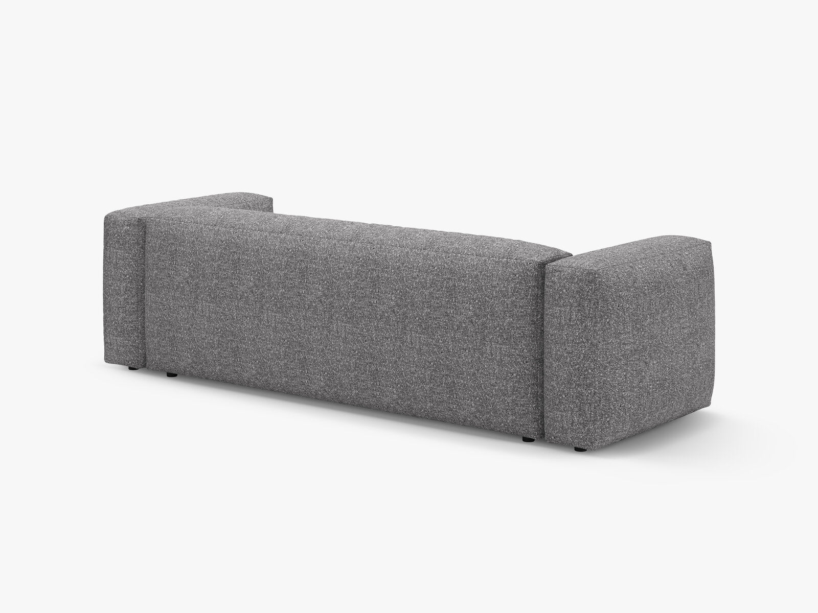 Micadoni Martina Schlafsofa 3-Sitzer Boucle Monet Graphit