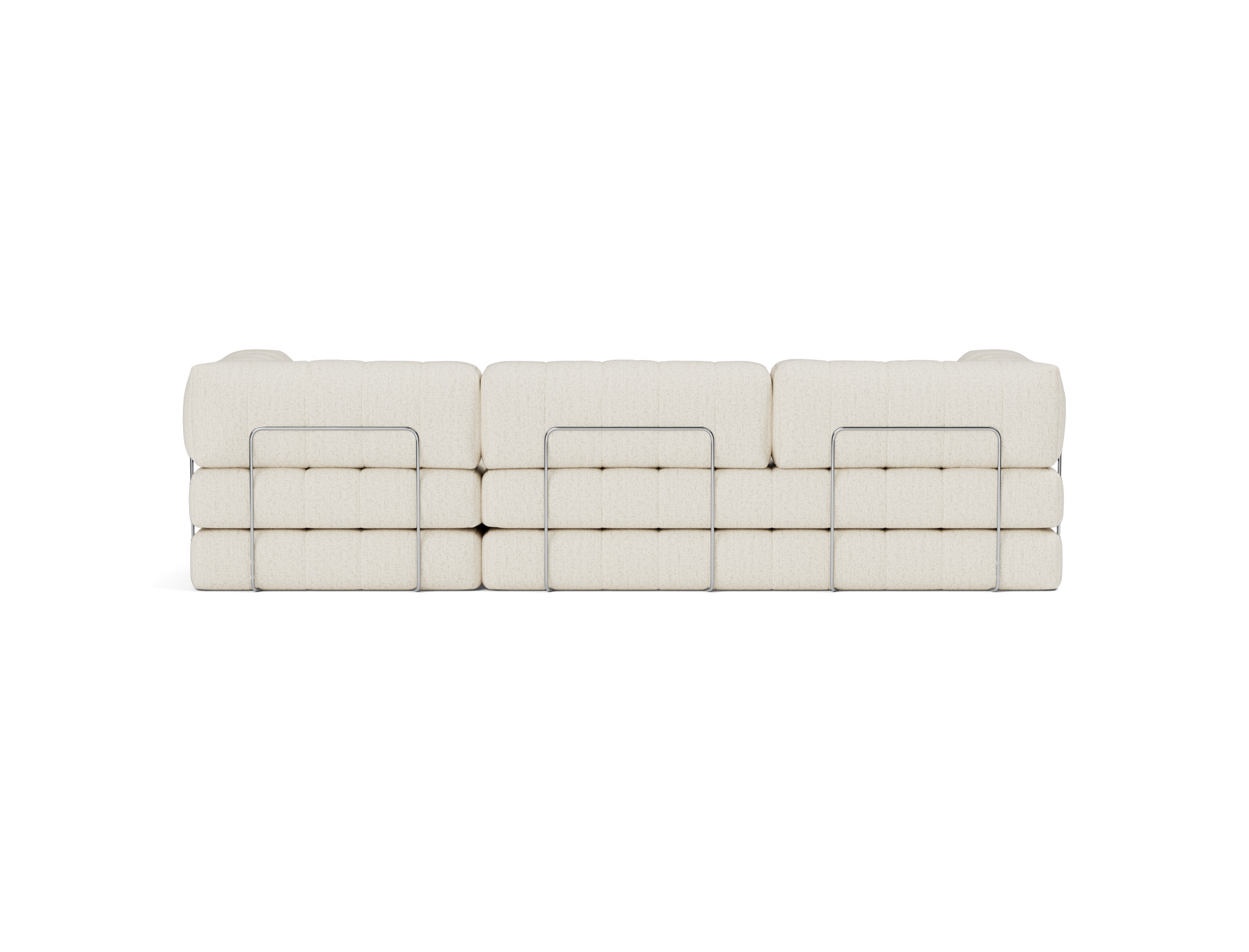 Schlafsofa CozyPad Grand mit Armlehnen Boucle Skandi 531-Off-White
