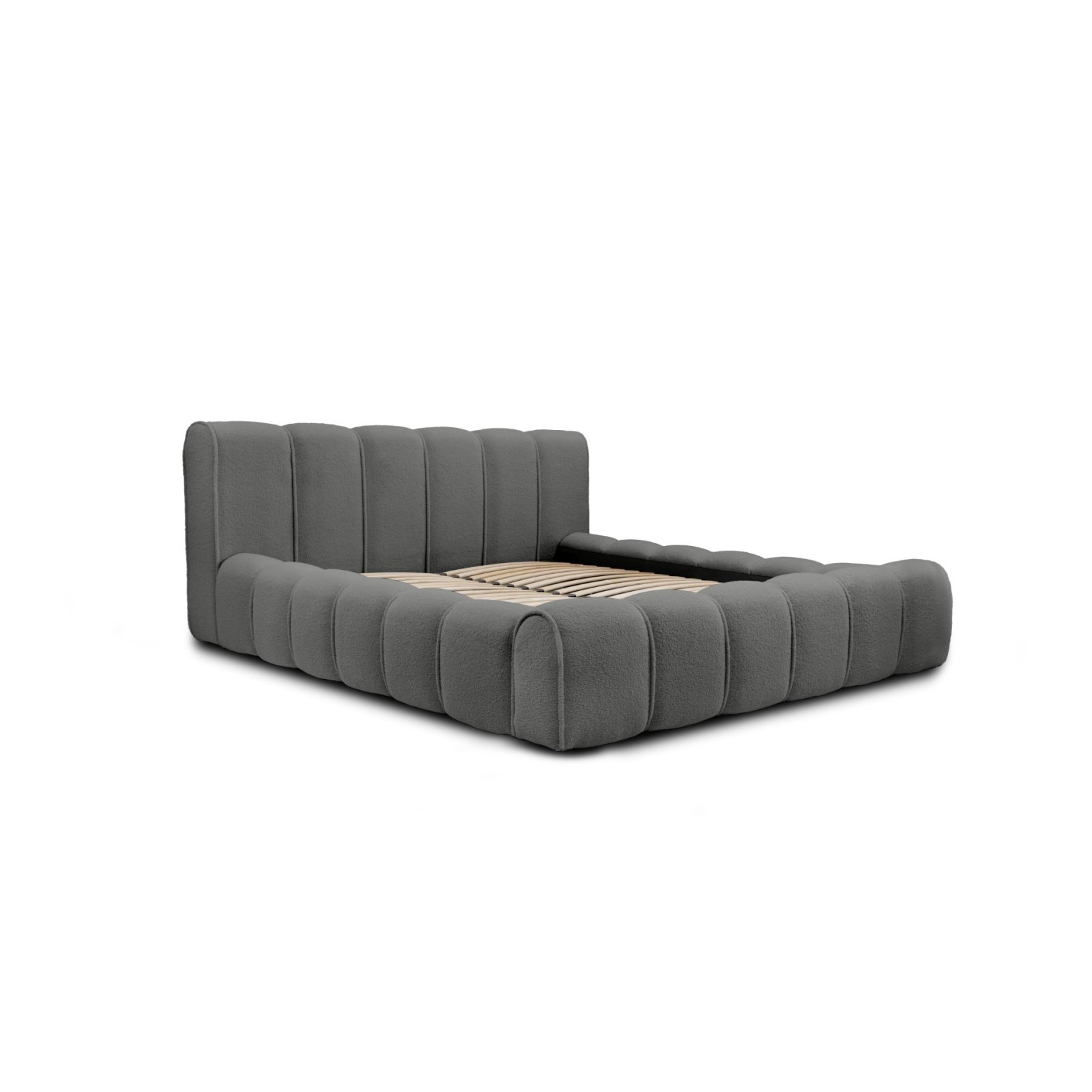 Polsterbett Belio Boucle 180x200 mit Holzrahmen Quelle 92