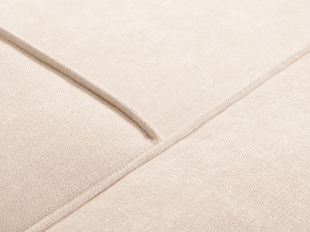 Cosmopolitan Design Sessel Turin Strukturierter Stoff Rosario Helles Beige