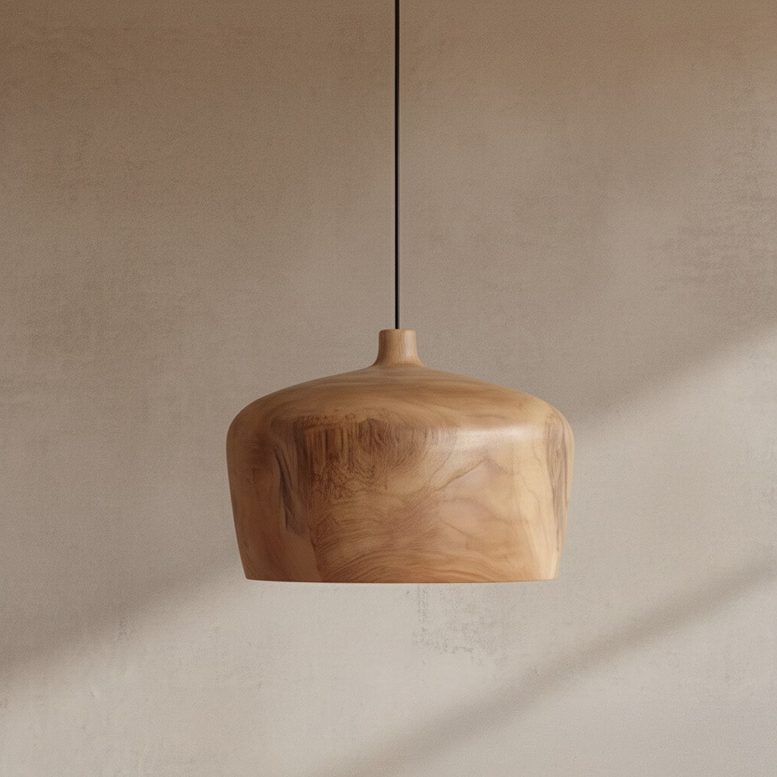 Raw Materials Pendelleuchte Sirocco Dome Teak