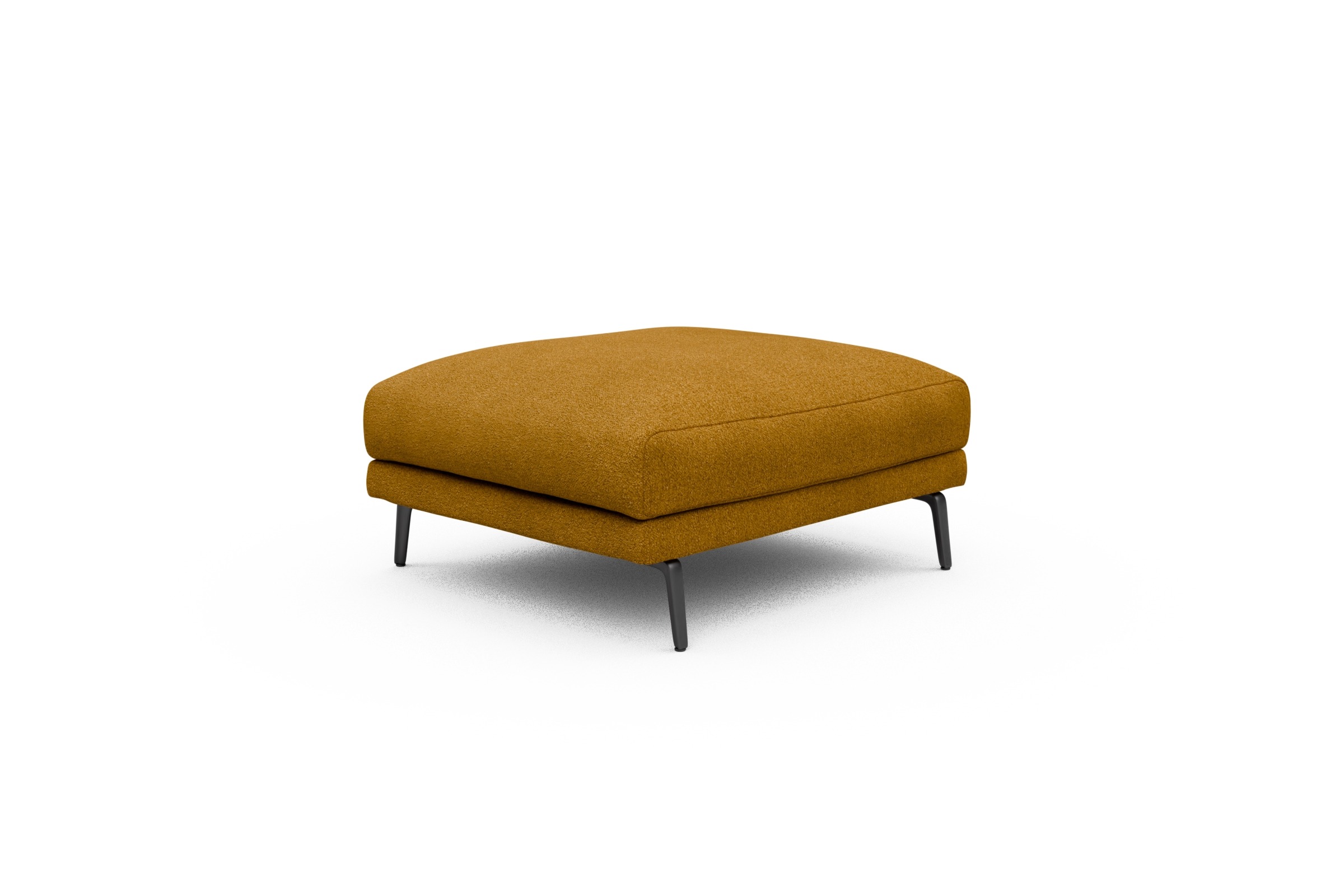 Sitzhocker Karl Boucle-Ochre