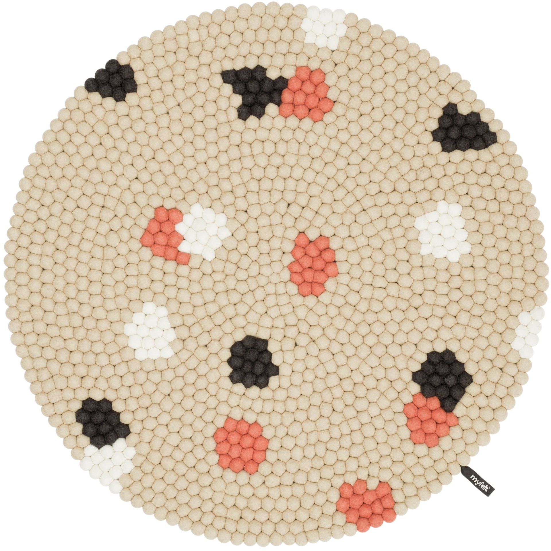 moebelfaktor Terra Sand Filzkugelteppich - 300 cm myfelt