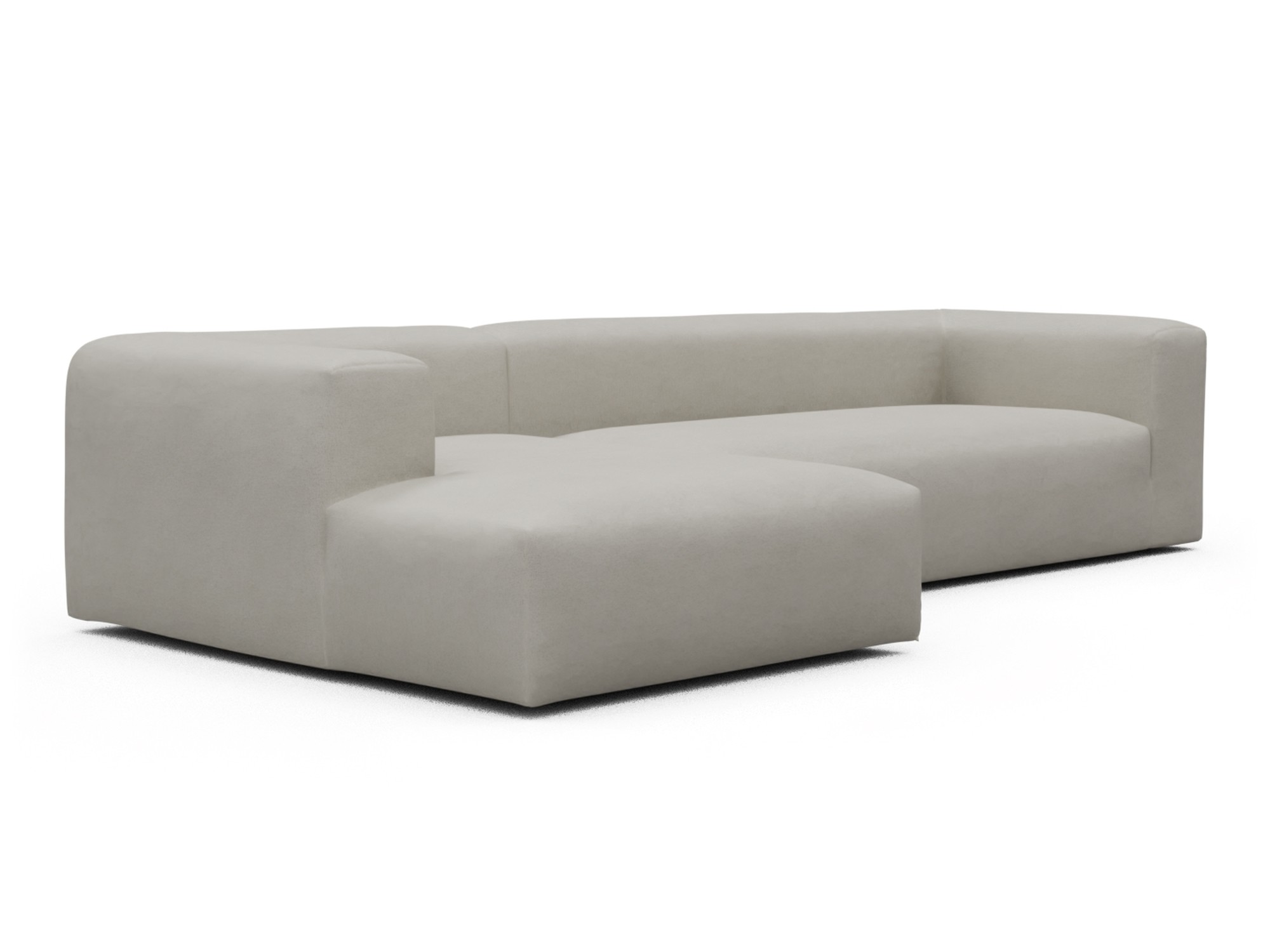Skandi Home Ecksofa Fred Chaiselongue links mit 2,5-Sitzer Denari-Clean-Beige moebelfaktor