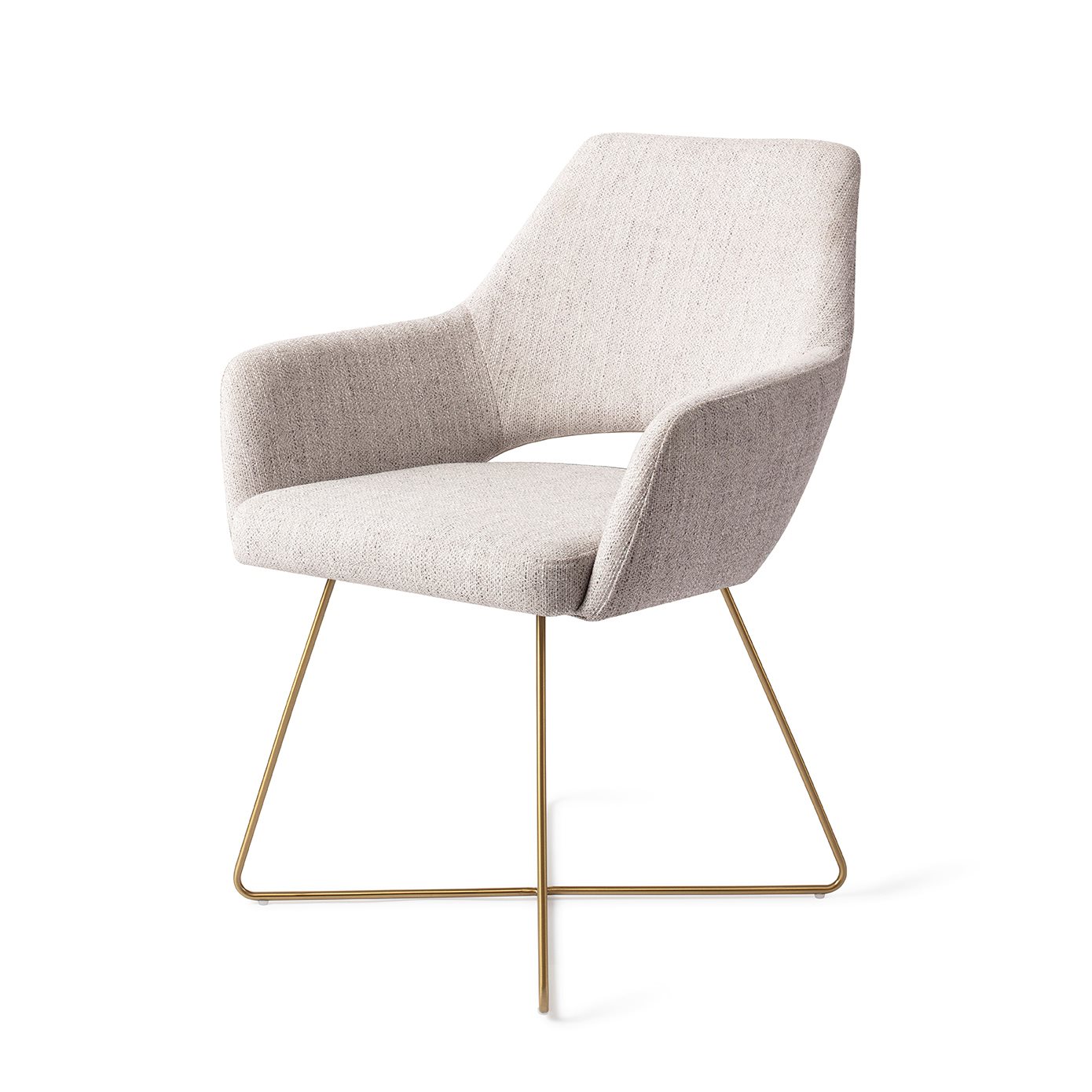 Jesper Home Esszimmerstuhl Yanai Pigeon Cross Gold