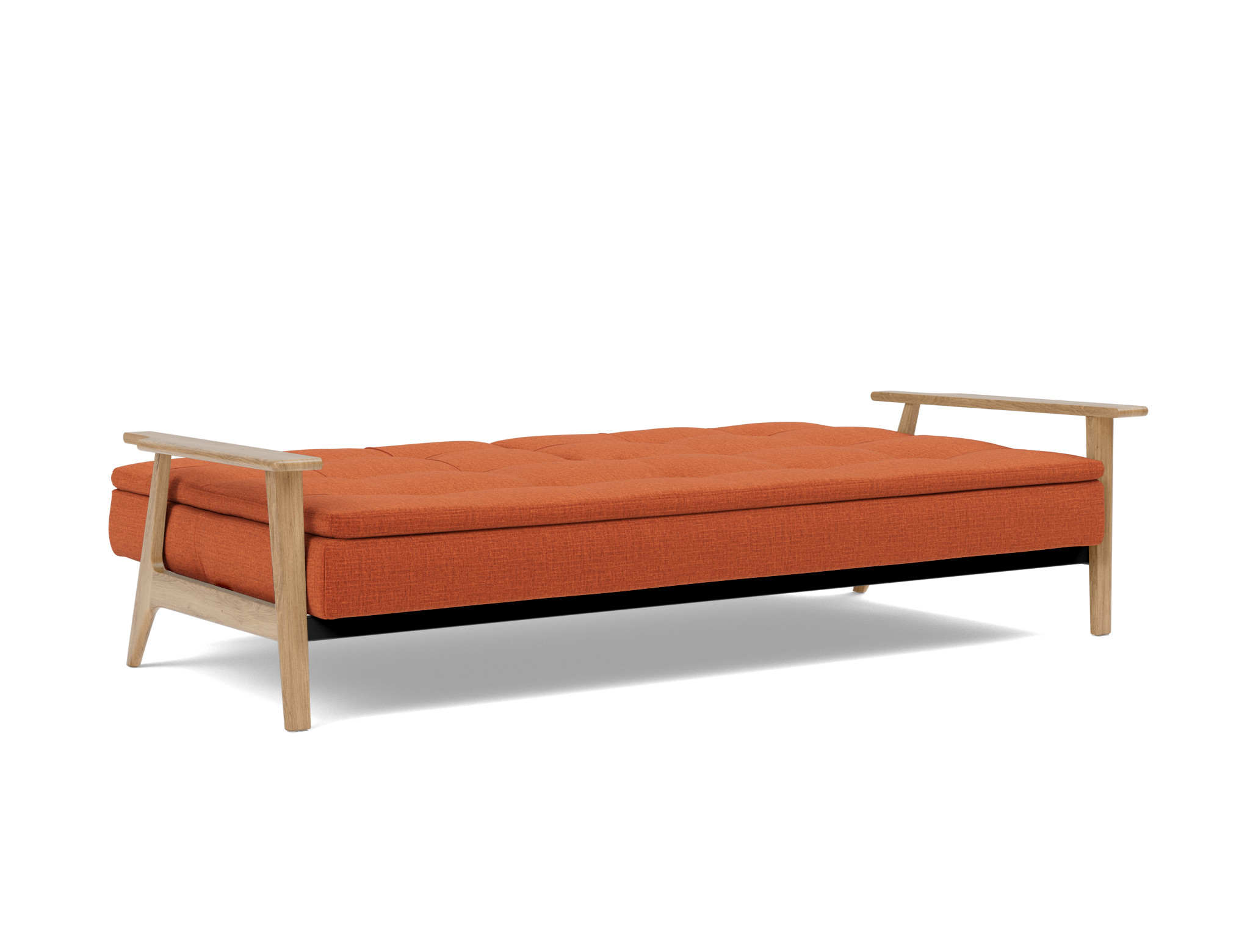 Schlafsofa Dublexo Frej Chenille Esina 412-Rust-Orange