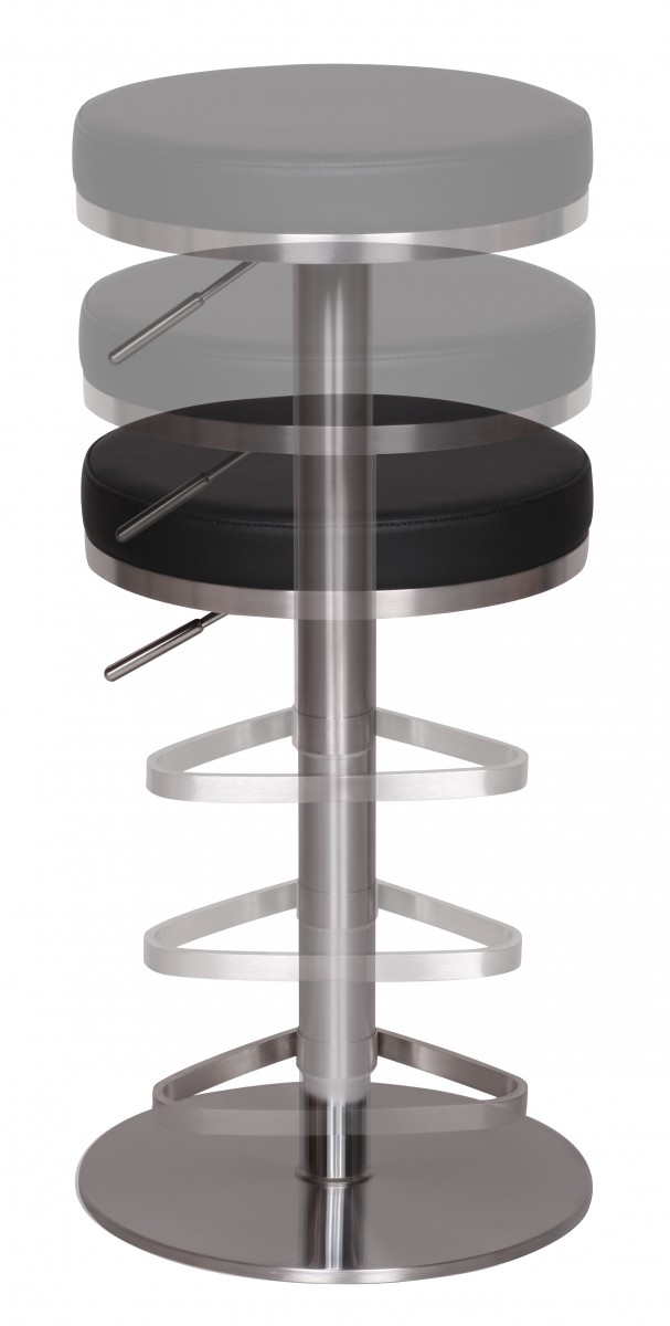 Barhocker Bjerka Metall Schwarz Ø 38 cm