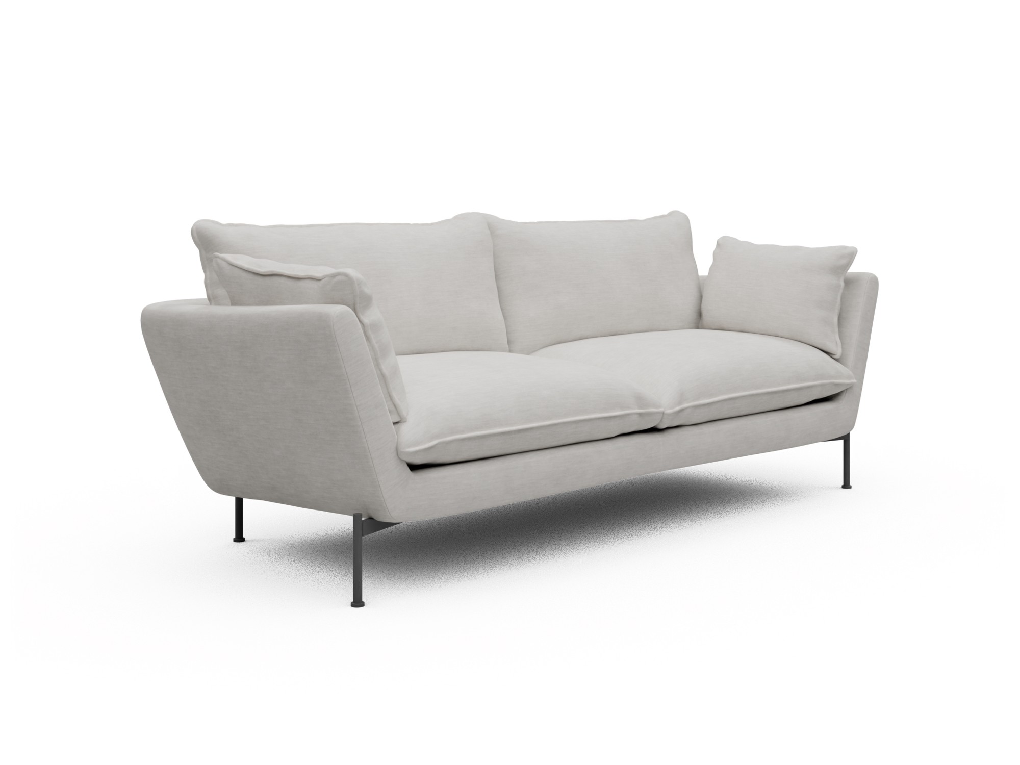 Skandi Home Sofa Anton Soft 3-Sitzer Vivus-Dusty-Off-White moebelfaktor
