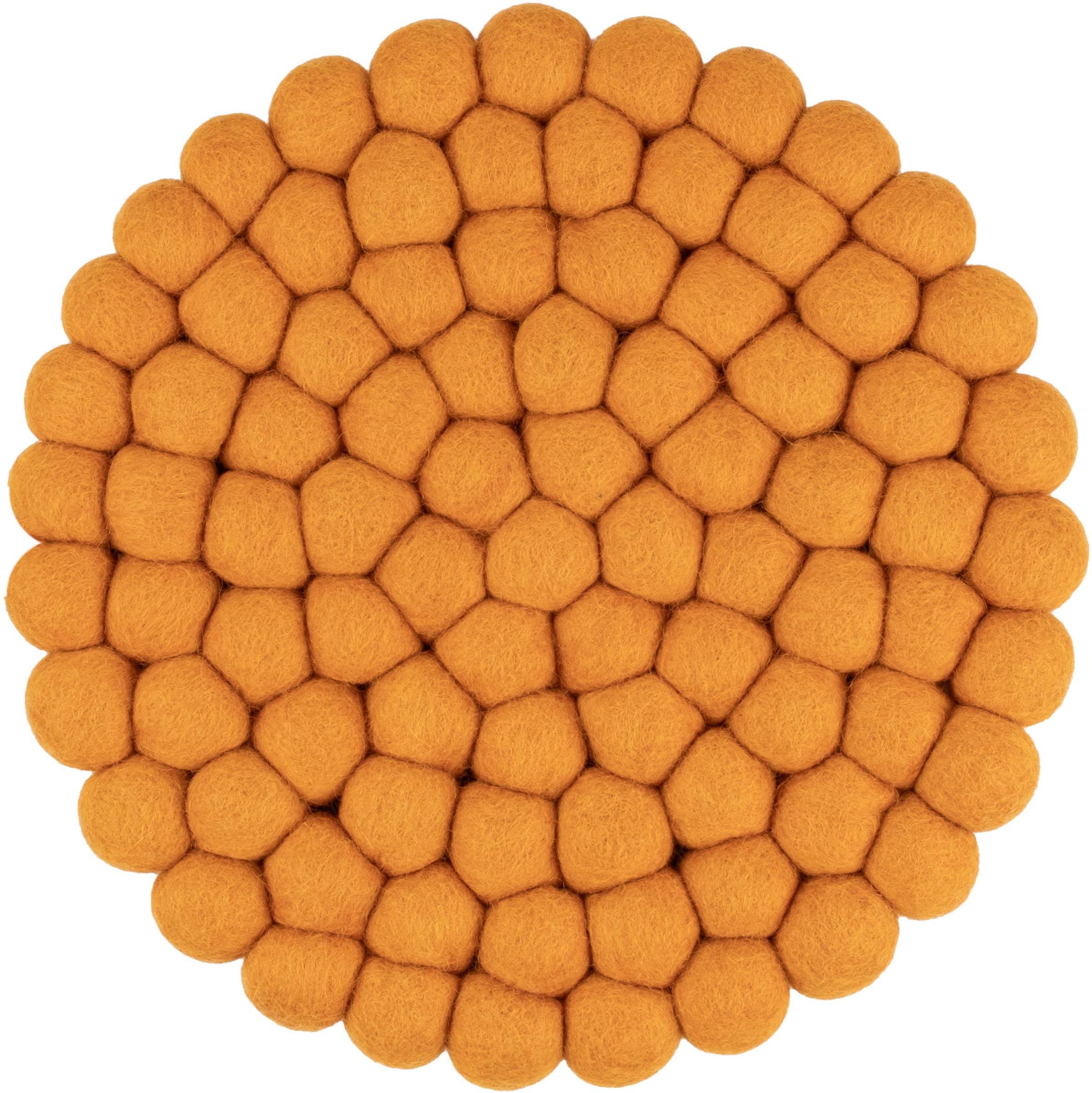 myfelt Risa Topfuntersetzer Ockergelb Ø 20 cm