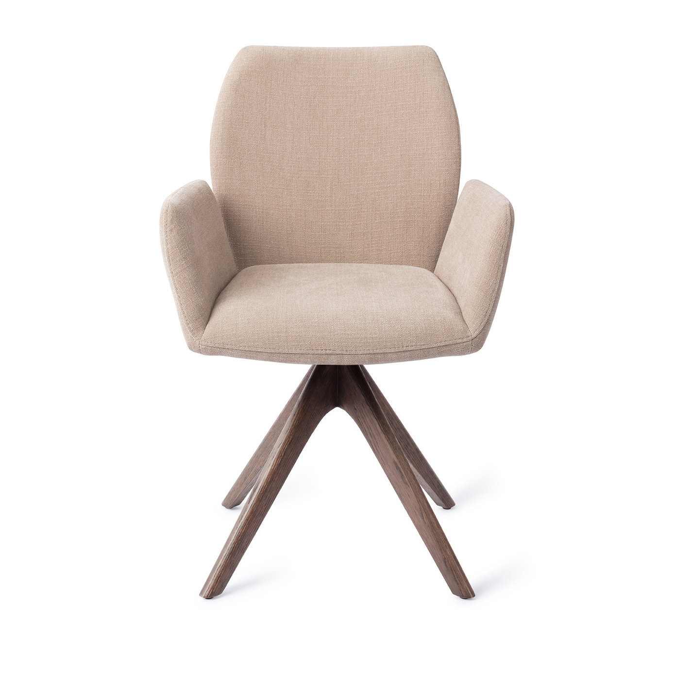Jesper Home Esszimmerstuhl Misaki Sand Strand Revolve Eiche Walnuss