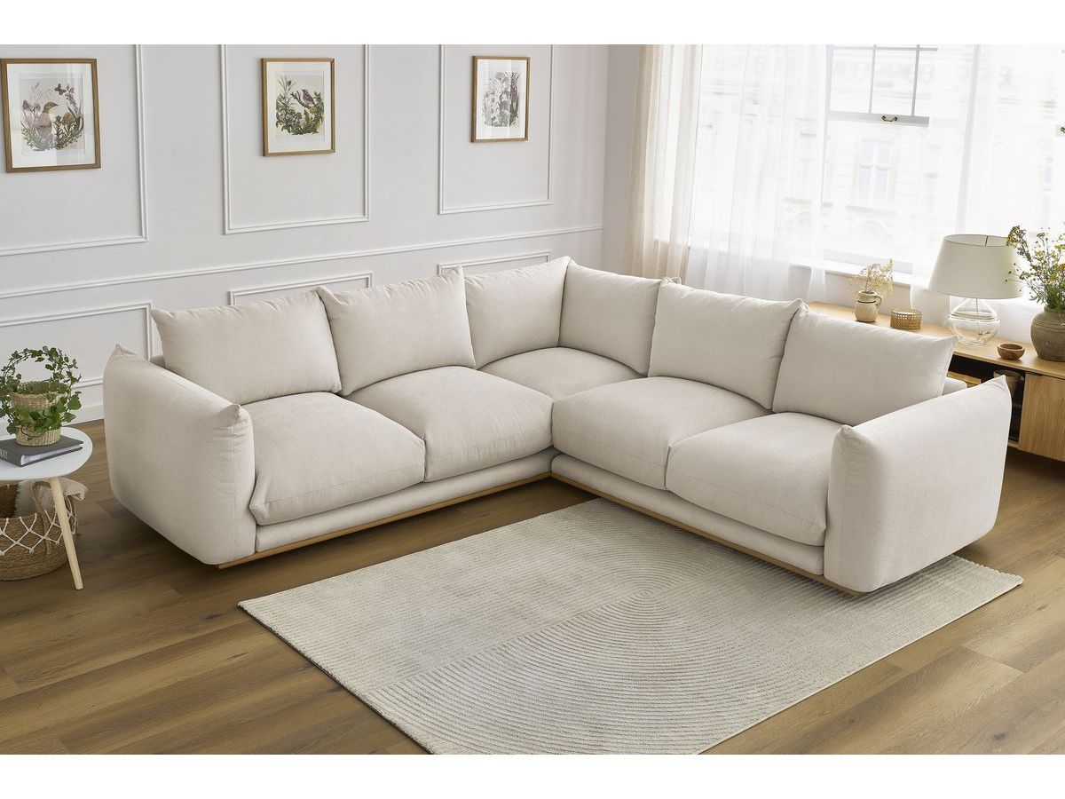 Bobochic Ernest Ecksofa Stoff Beige