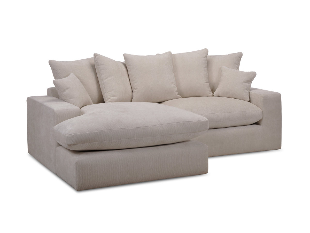Bobochic Nevada Ecksofa Stoff Beige
