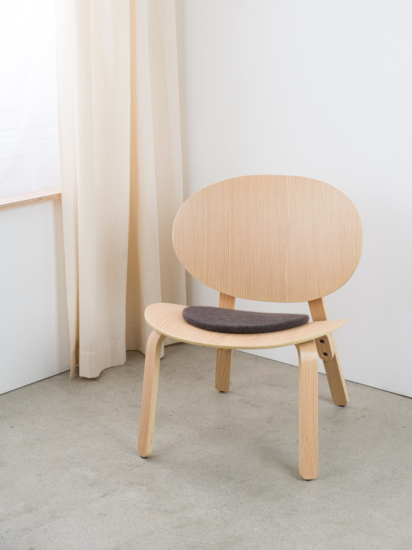 myfelt Kuno - Flache Sitzauflage rund