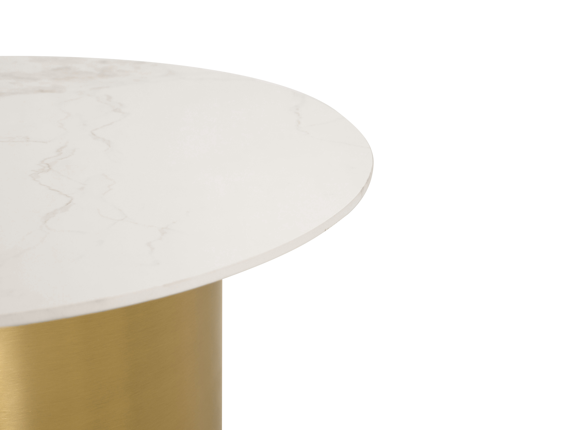 Livin Hill Couchtisch Set Modig Goldene Beine, weiße Tischplatte M53