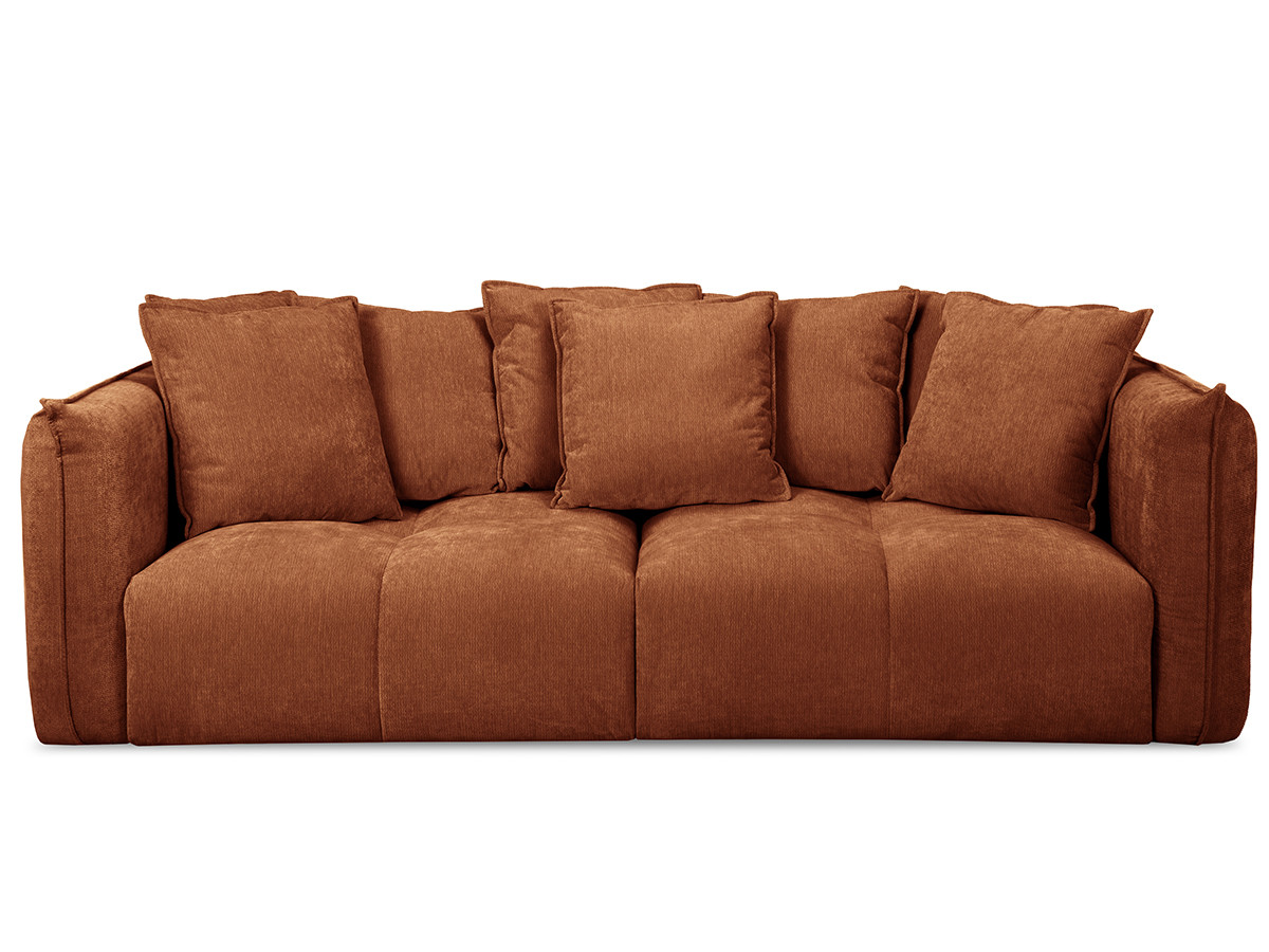 Bobochic Harlem Sofa 3-Sitzer Stoff Orange