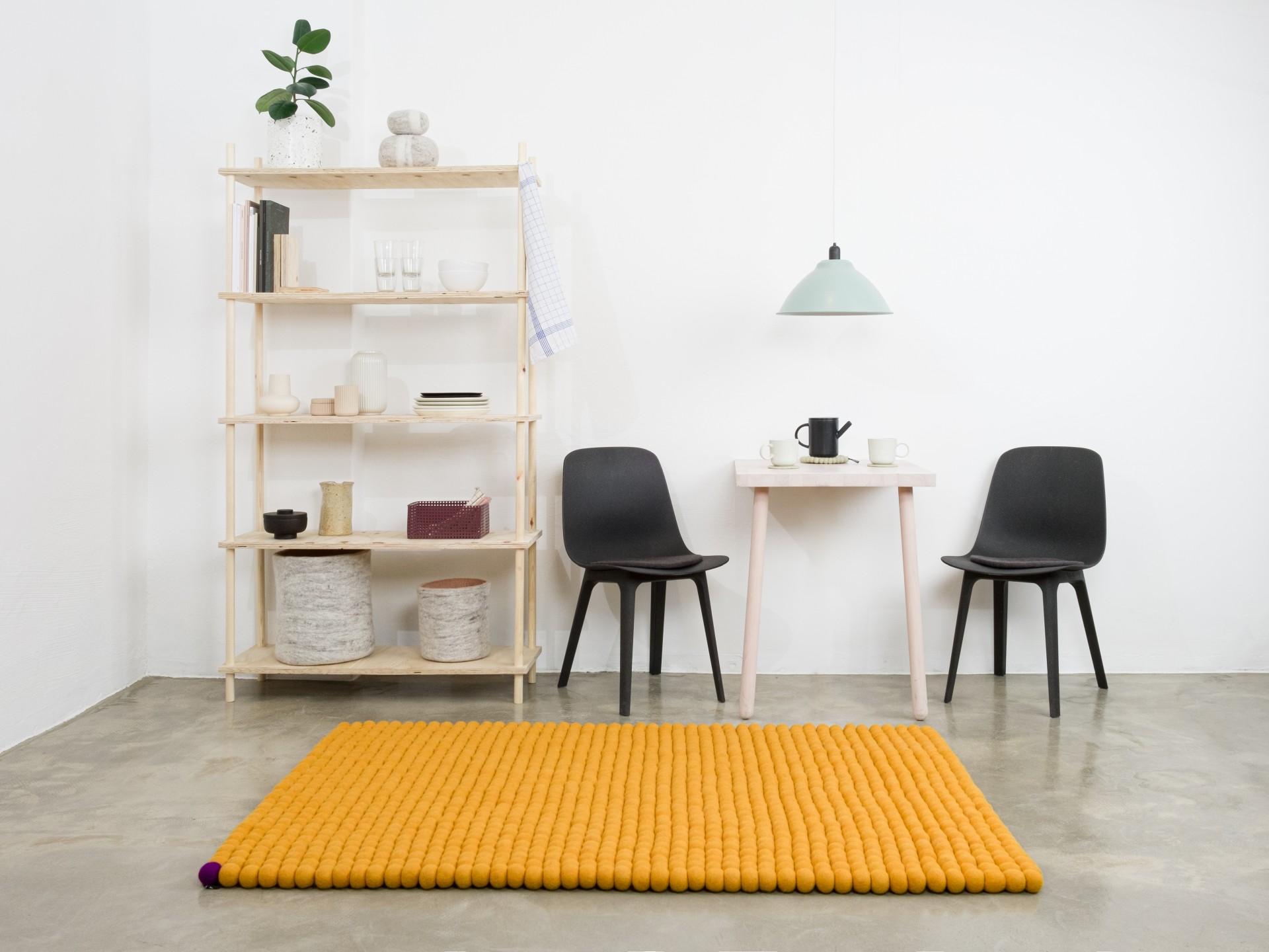 myfelt Big One ockergelb - 120x170 cm