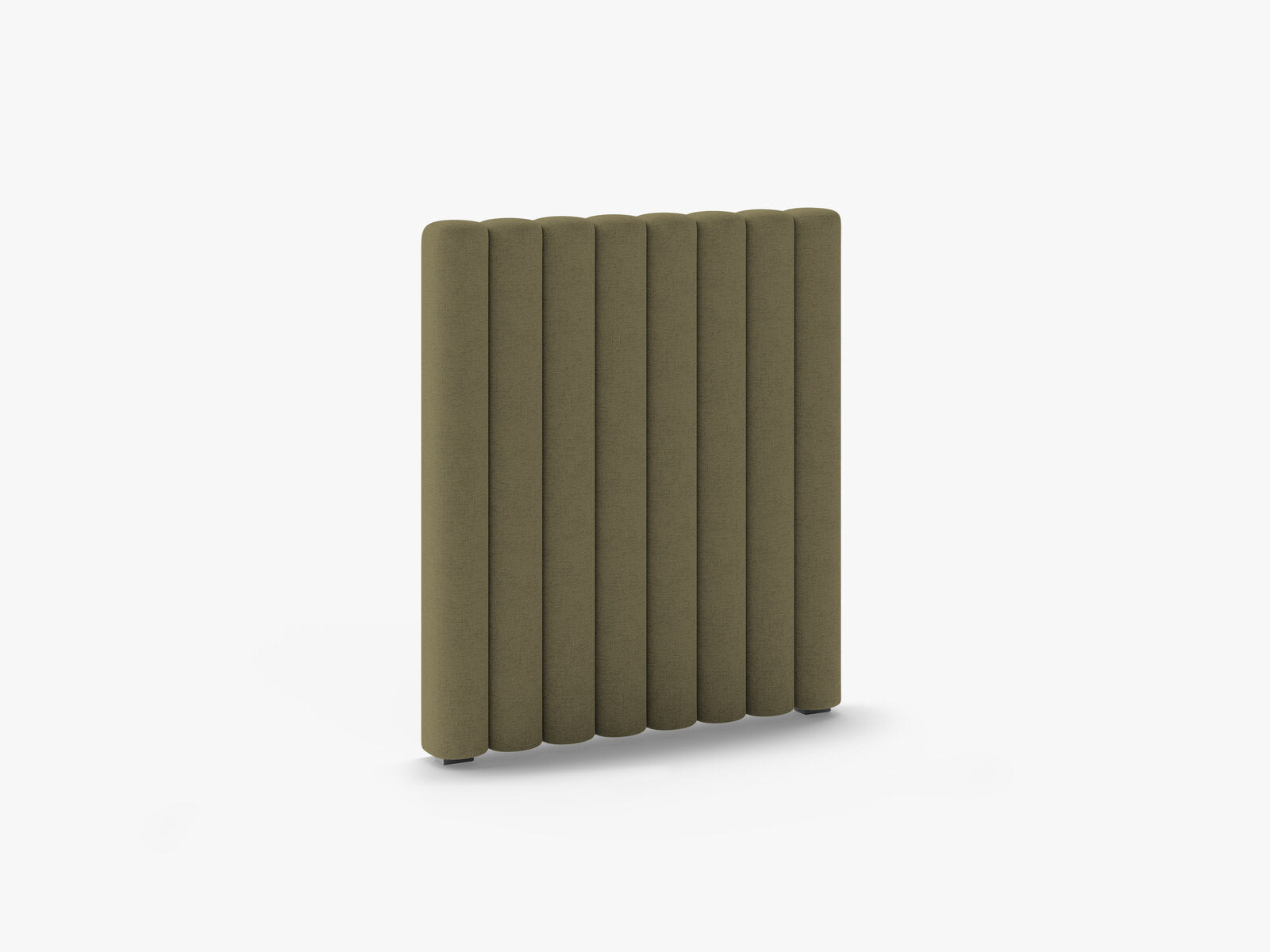 Micadoni Mistero Samtiger Kopfteil 80 cm Strukturierter Stoff Moly Grün 80x95