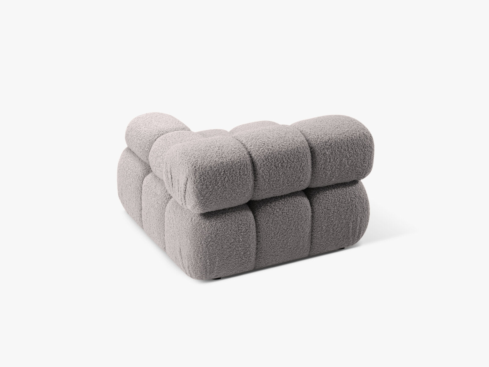 Micadoni Eckmodul Bellis Rechts Boucle Rolf Hellgrau