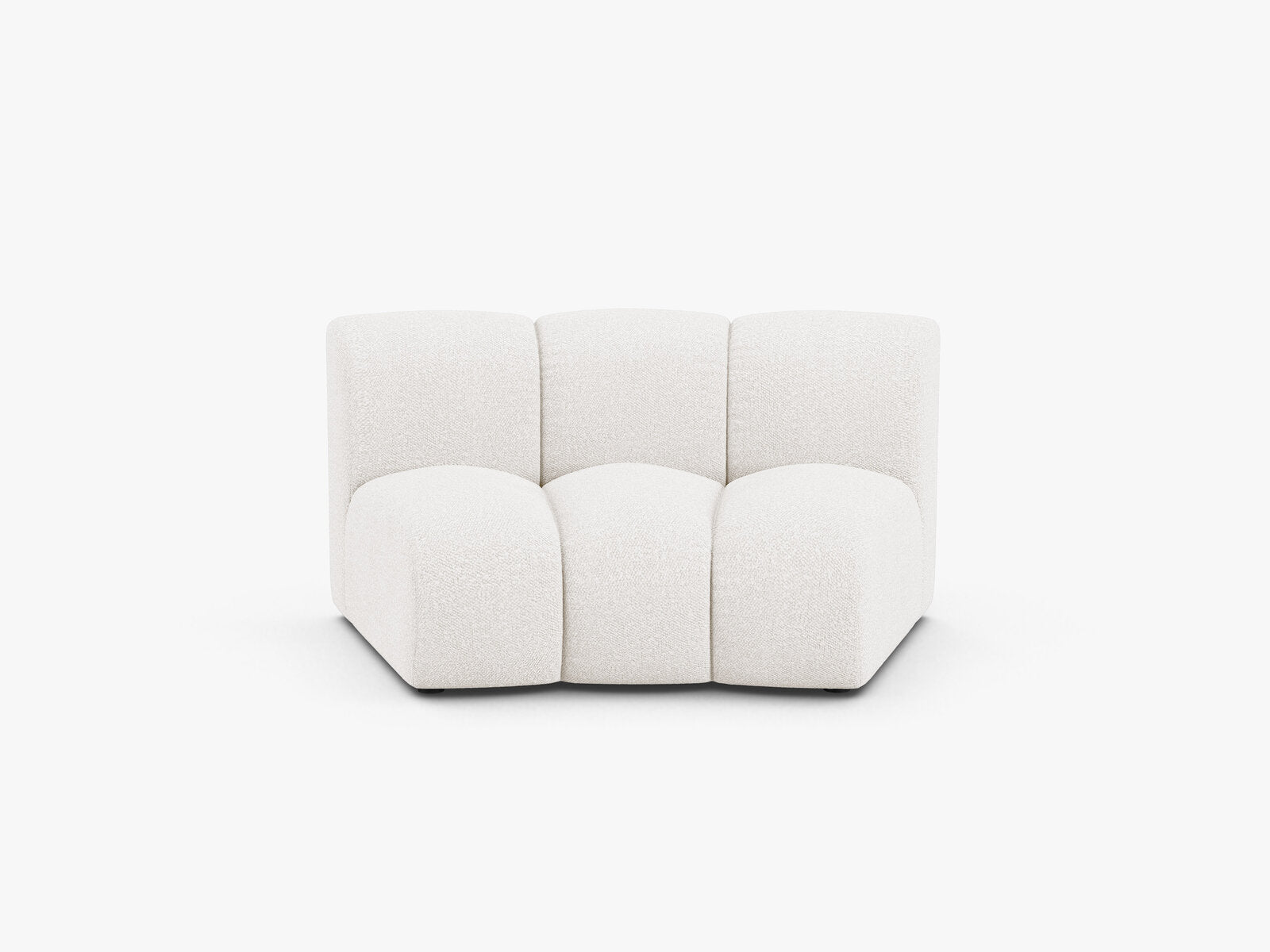 Micadoni Modul Armlos Lupine 1-Sitzer Large Boucle Baloo Weiß