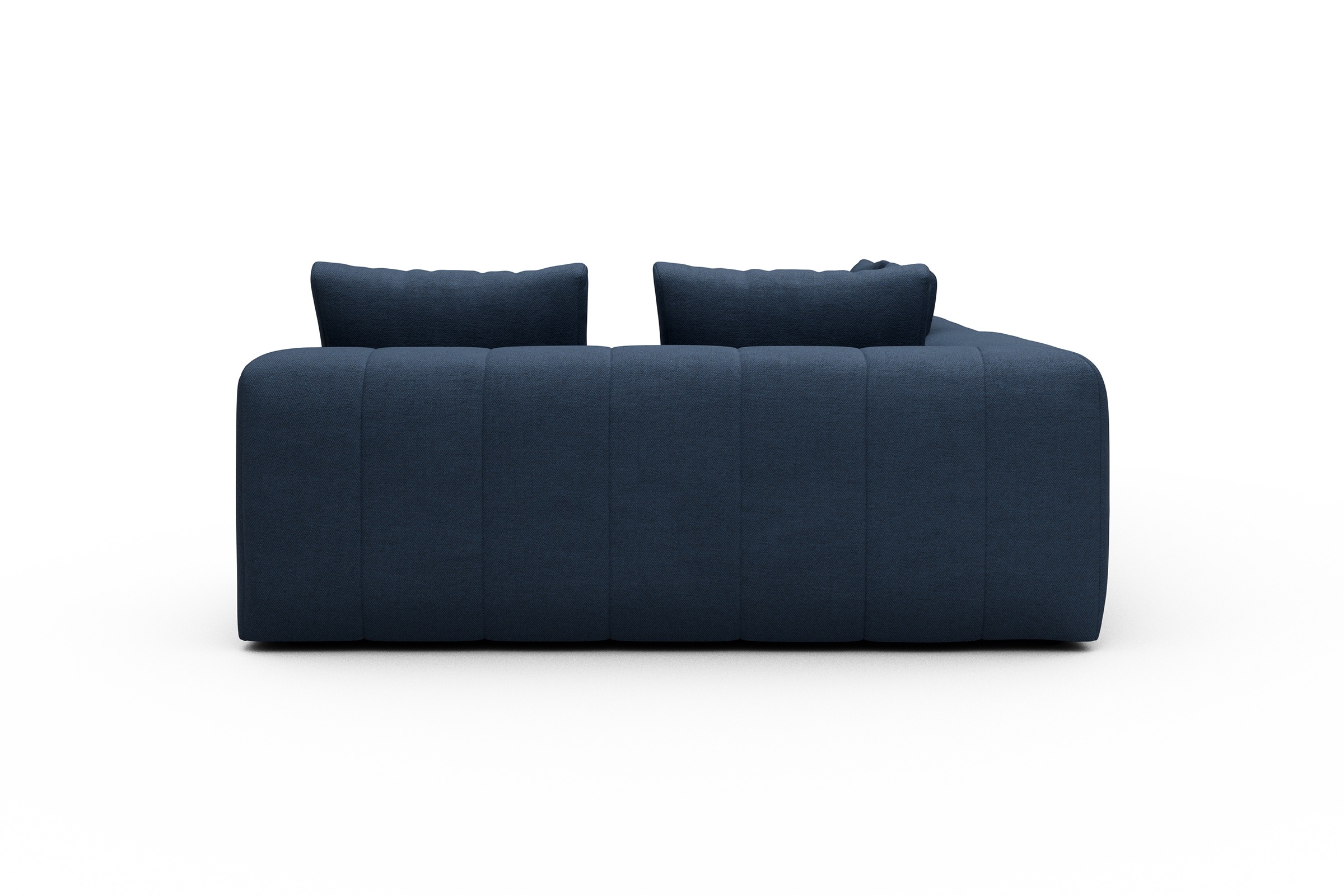 Ecksofa Hugo 2x 2,5-Sitzer Armlehne links Weda-Blue