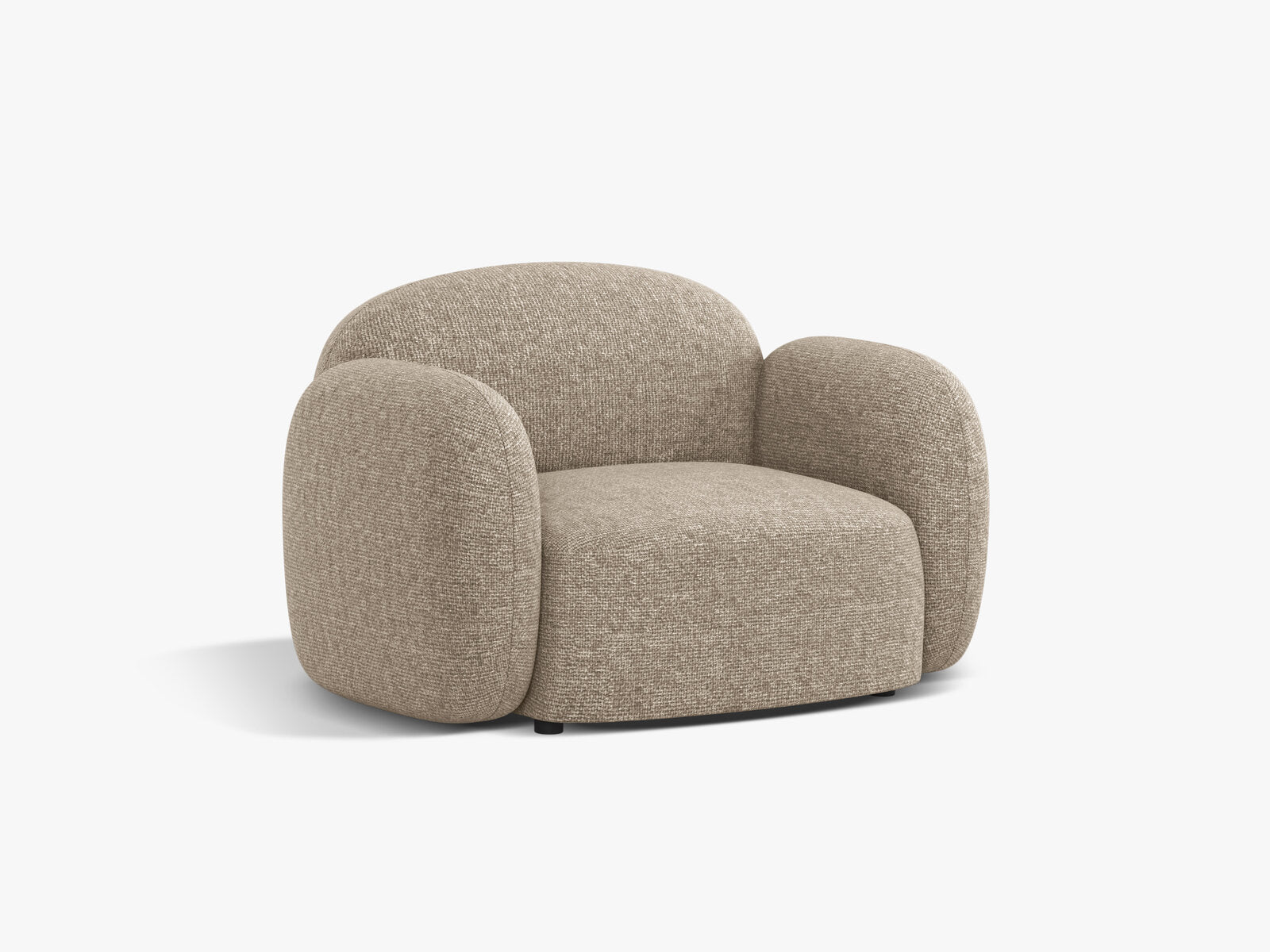 Micadoni Sessel Blair Chenille Eden Dunkelbeige