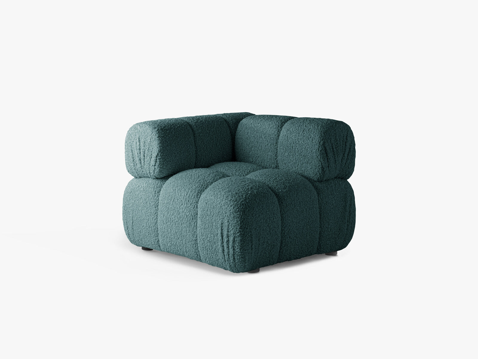 Micadoni symmetrisches Eckmodul Bellis Boucle Rolf Petrol