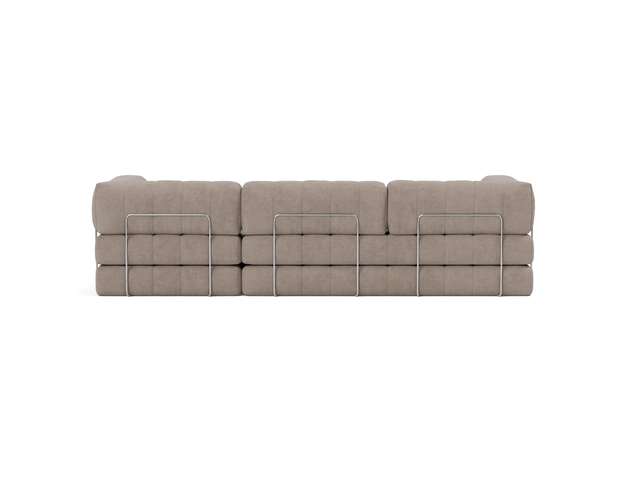 Schlafsofa CozyPad Grand mit Armlehnen Kord Cordufine 318-Beige