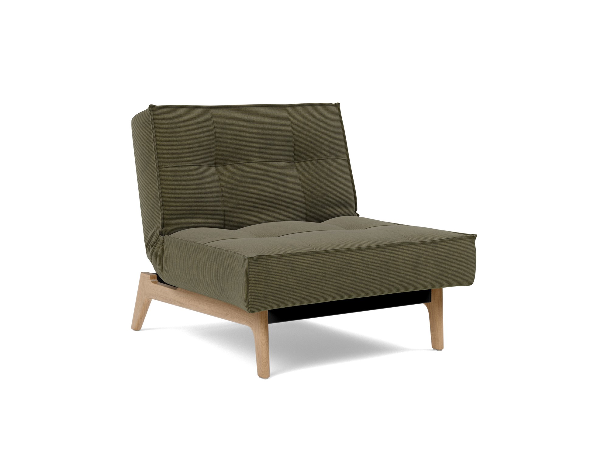 Sessel Splitback Kord Cordufine 316-Pine-Green Beine Eiche