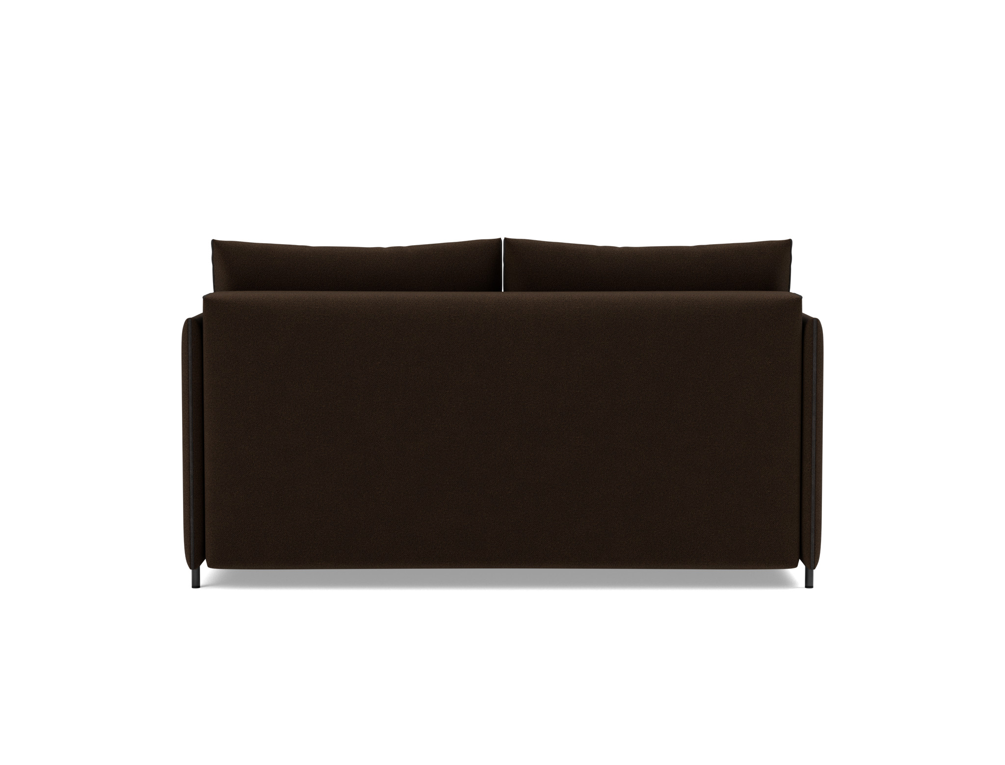 Schlafsofa Luoma Strukturierter Stoff Taura 358-Chocco