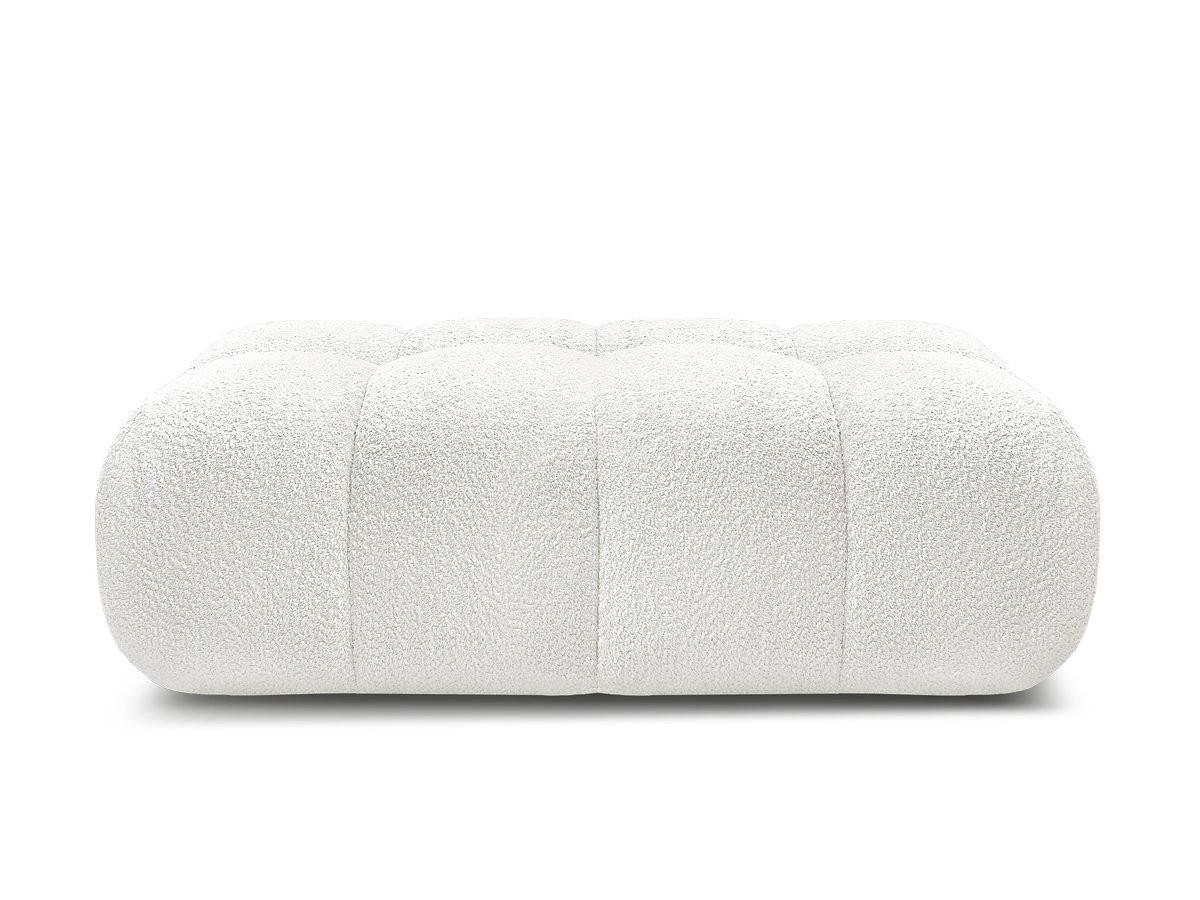 Bobochic Jaya Pouf Chenille Weiß