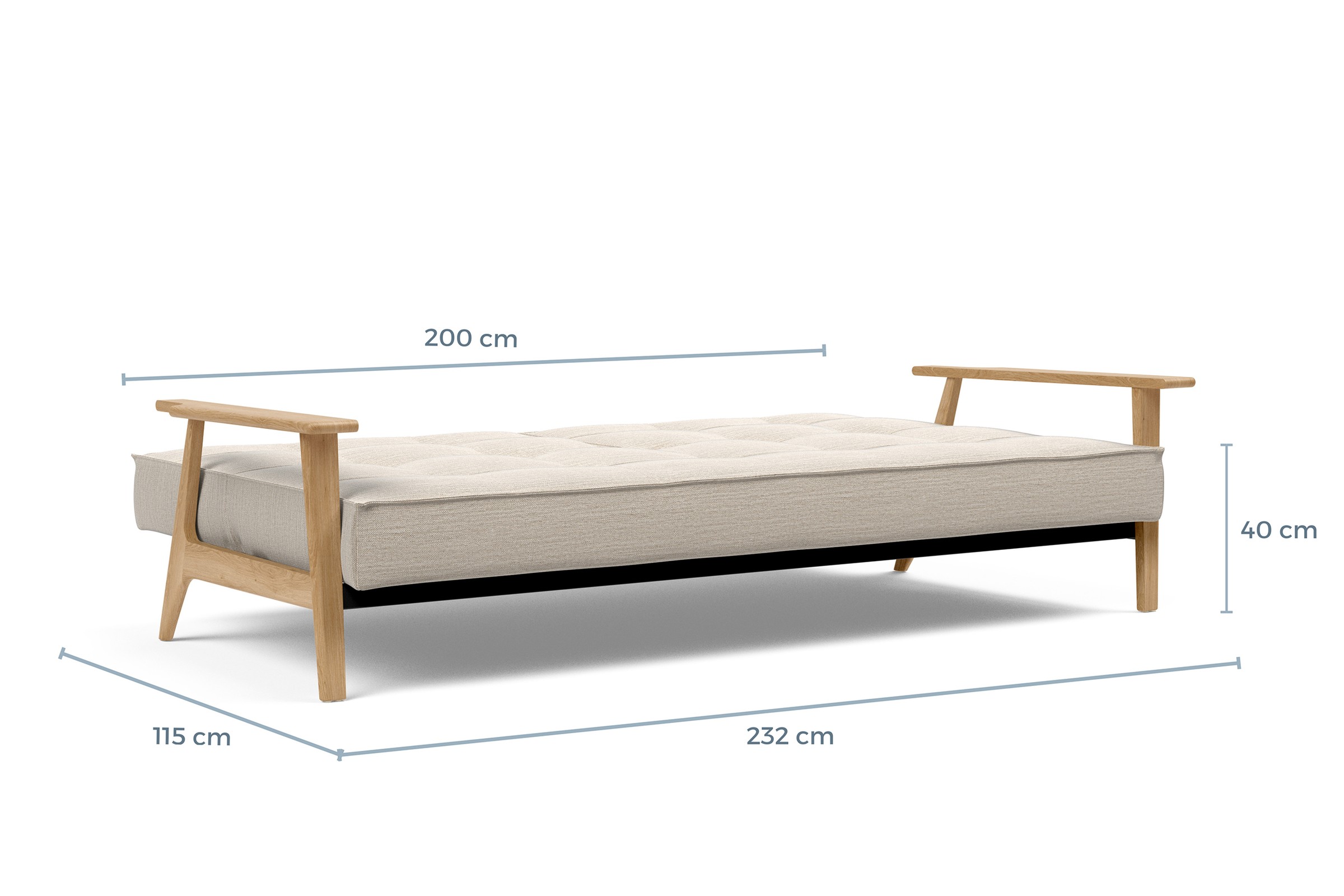 Schlafsofa Splitback Frej