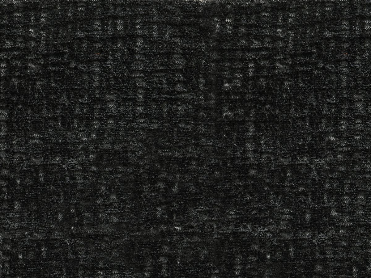 Bobochic Leopold Pouf Strukturstoff Schwarz