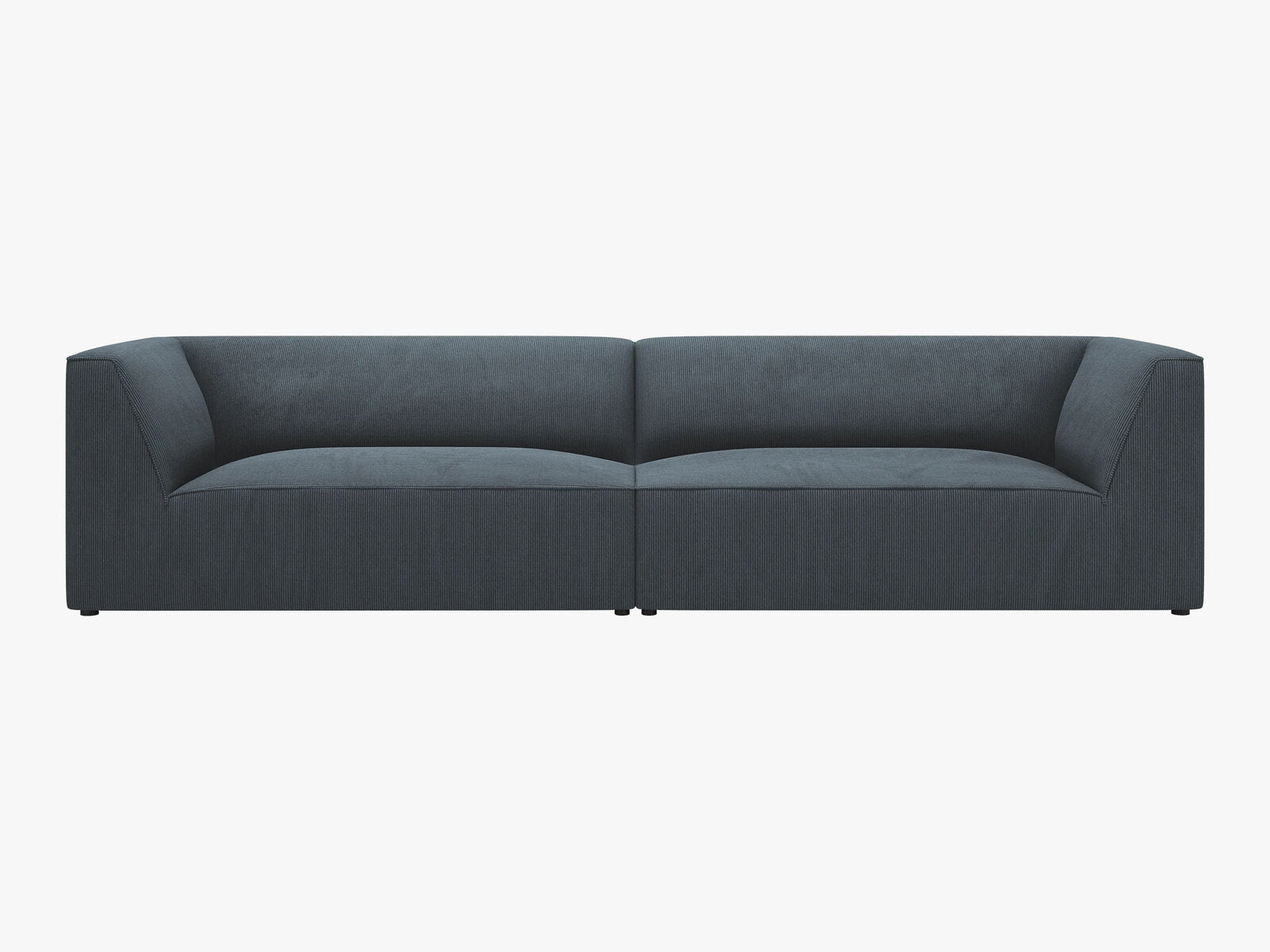 Micadoni Sofa Ruby 4-Sitzer Kord Scala Blau